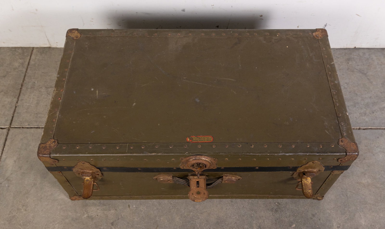 Vintage U.S. Army Footlocker - 4