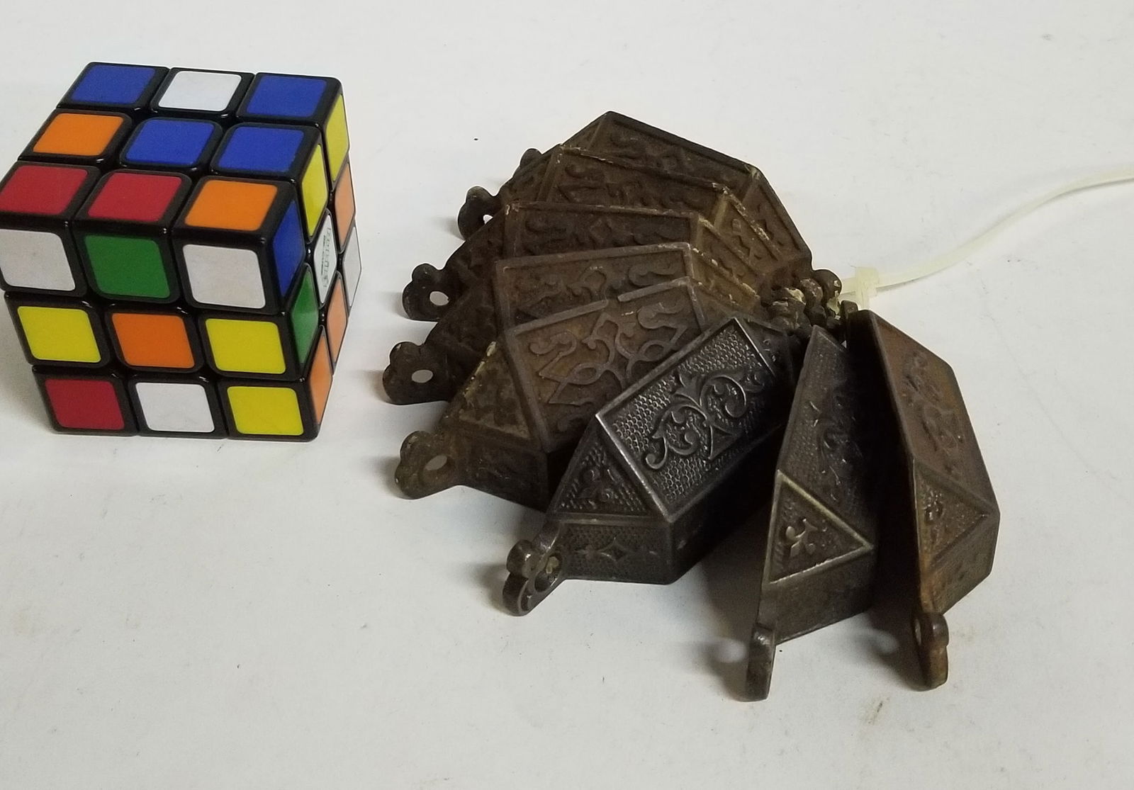 Set of Eight Cast Iron Victorian Drawer Pulls - 2