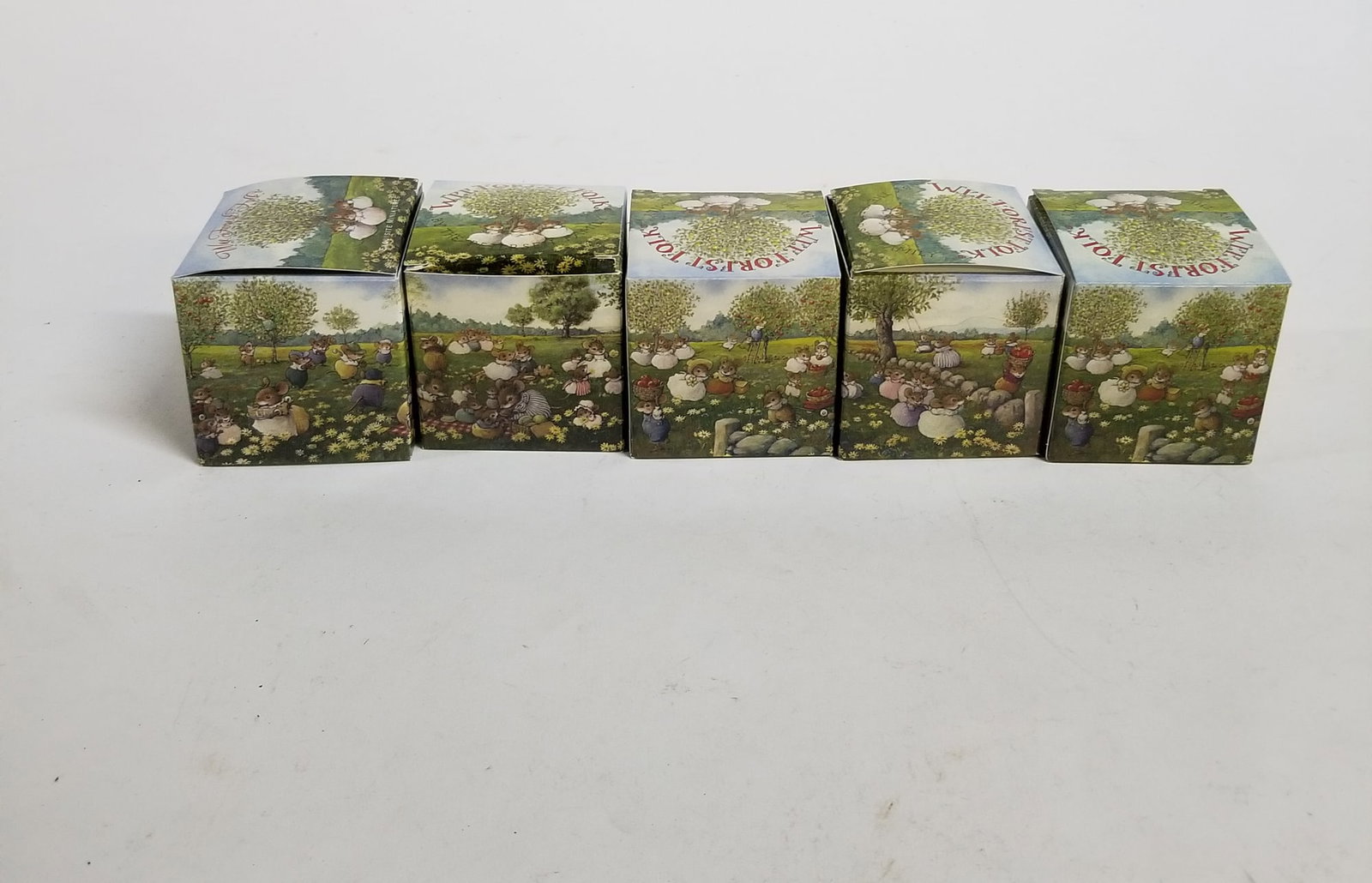 Five Wee Forest Folk Figurines in Box - 4
