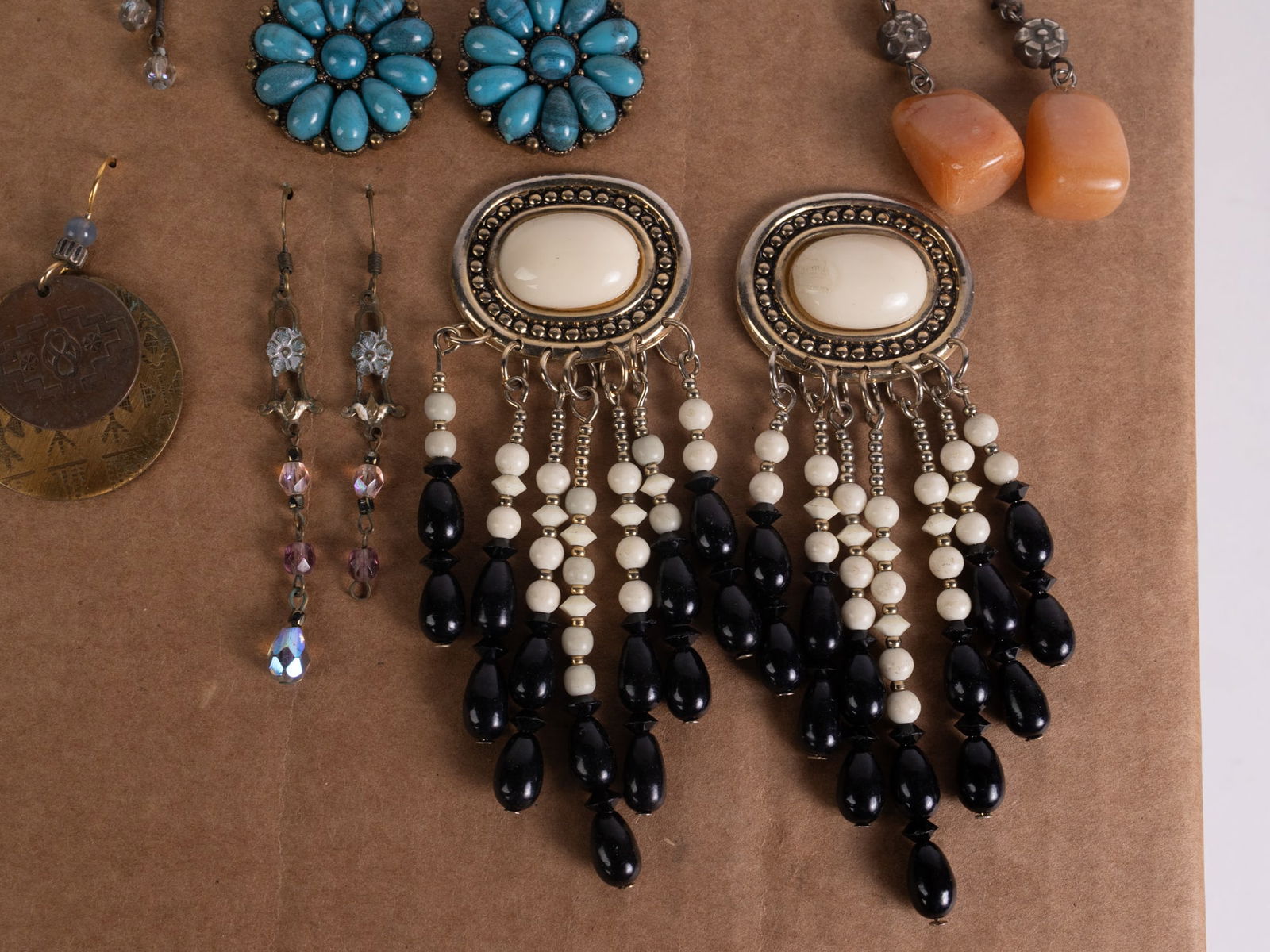 Paired Assortment of Eclectic Earrings - 7