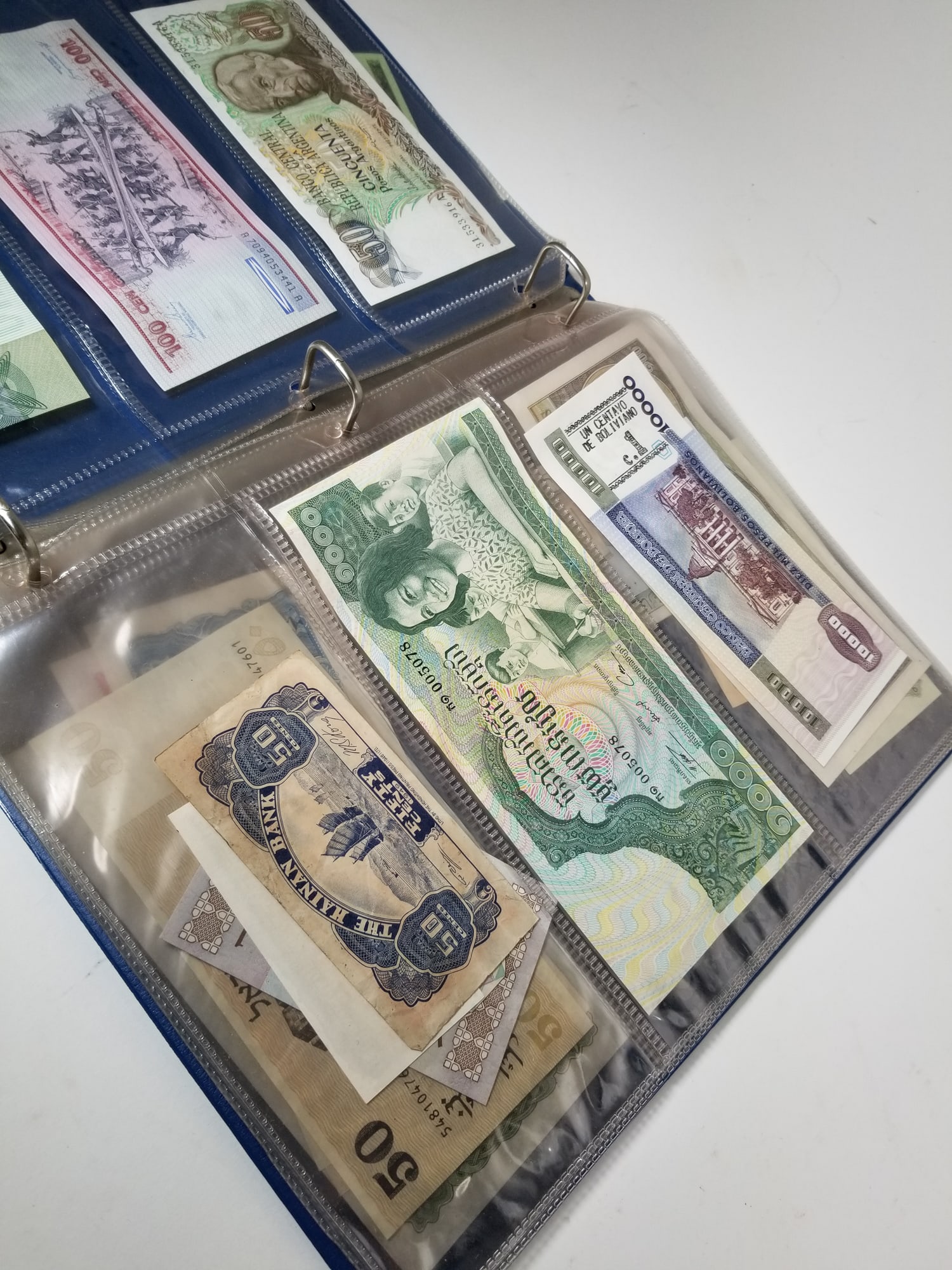 Binder of Assorted Foreign Paper Money - 2