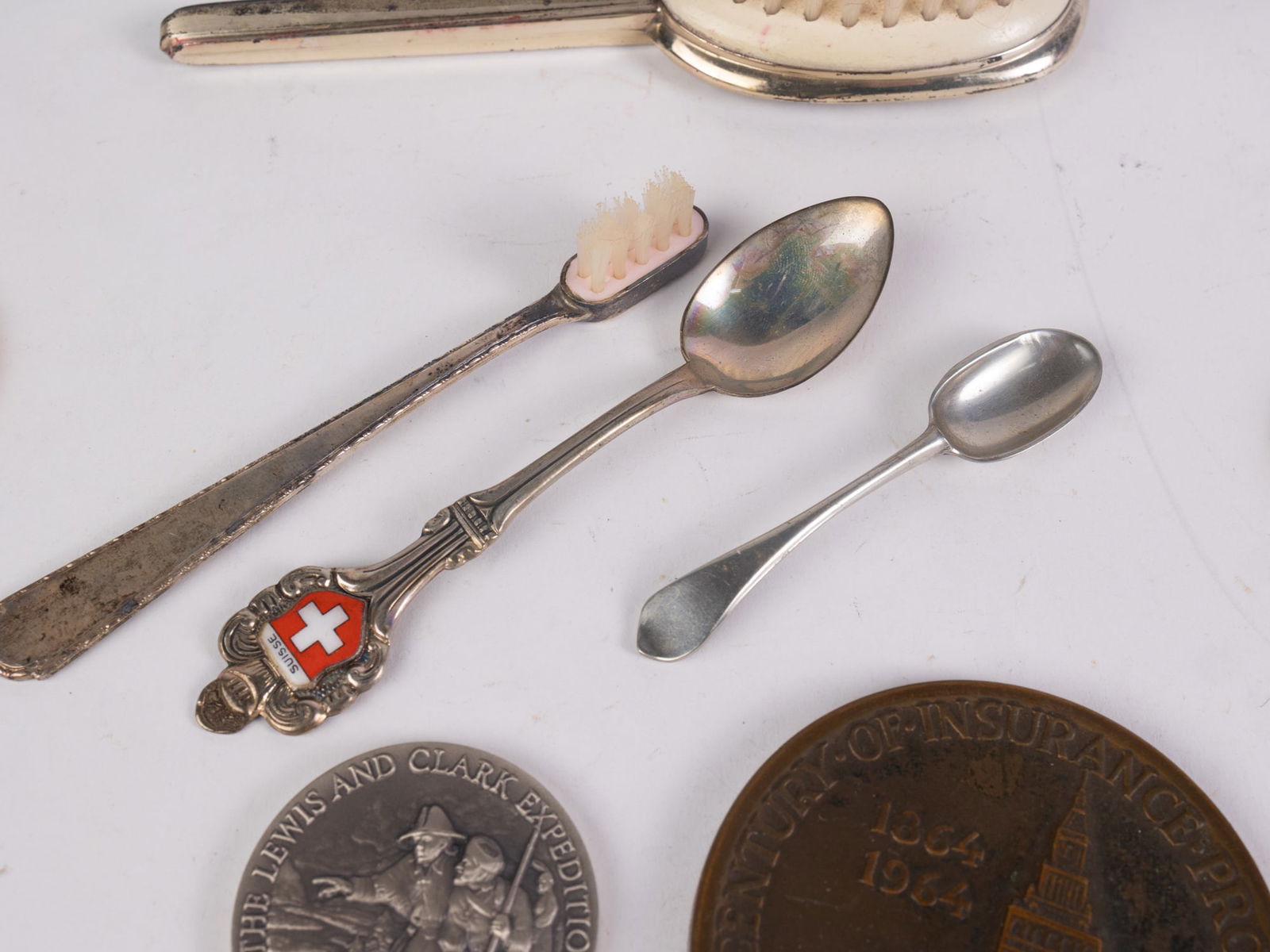 Commemorative Coins, Sterling Silver, and Silverplate Accessories - 4