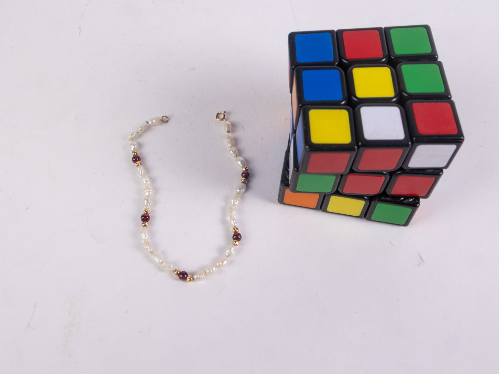 Pearl Bracelet with 14K Gold Clasp - 2