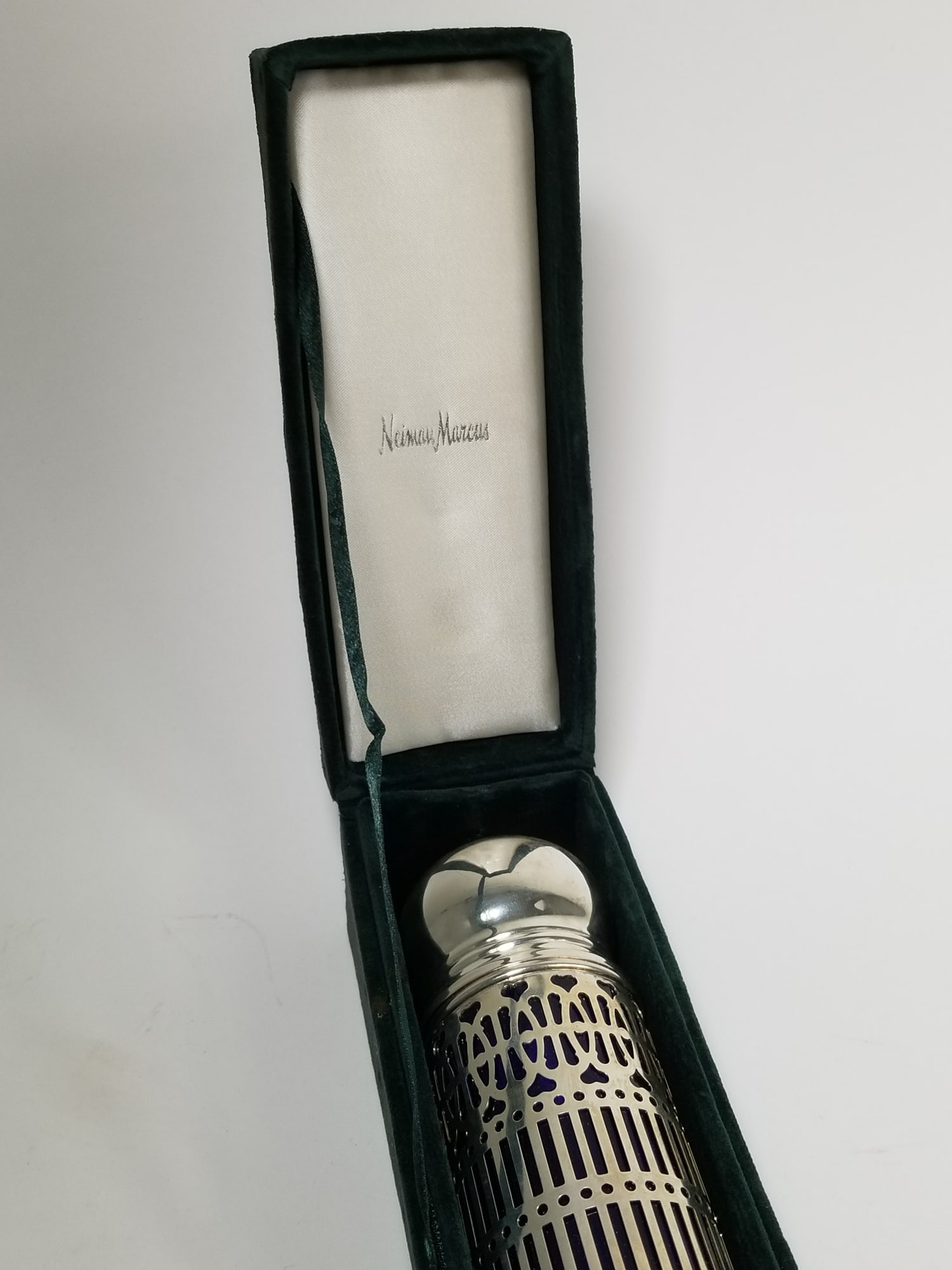 Neiman Marcus Silver Plate Shaker in Original Box - 3