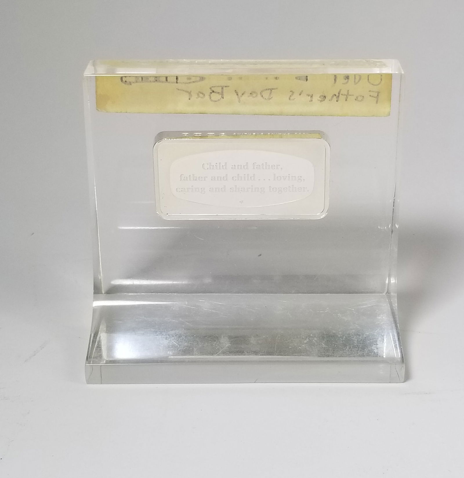 Father's Day 1977 Fine Silver Ingot Paper Weight - 2