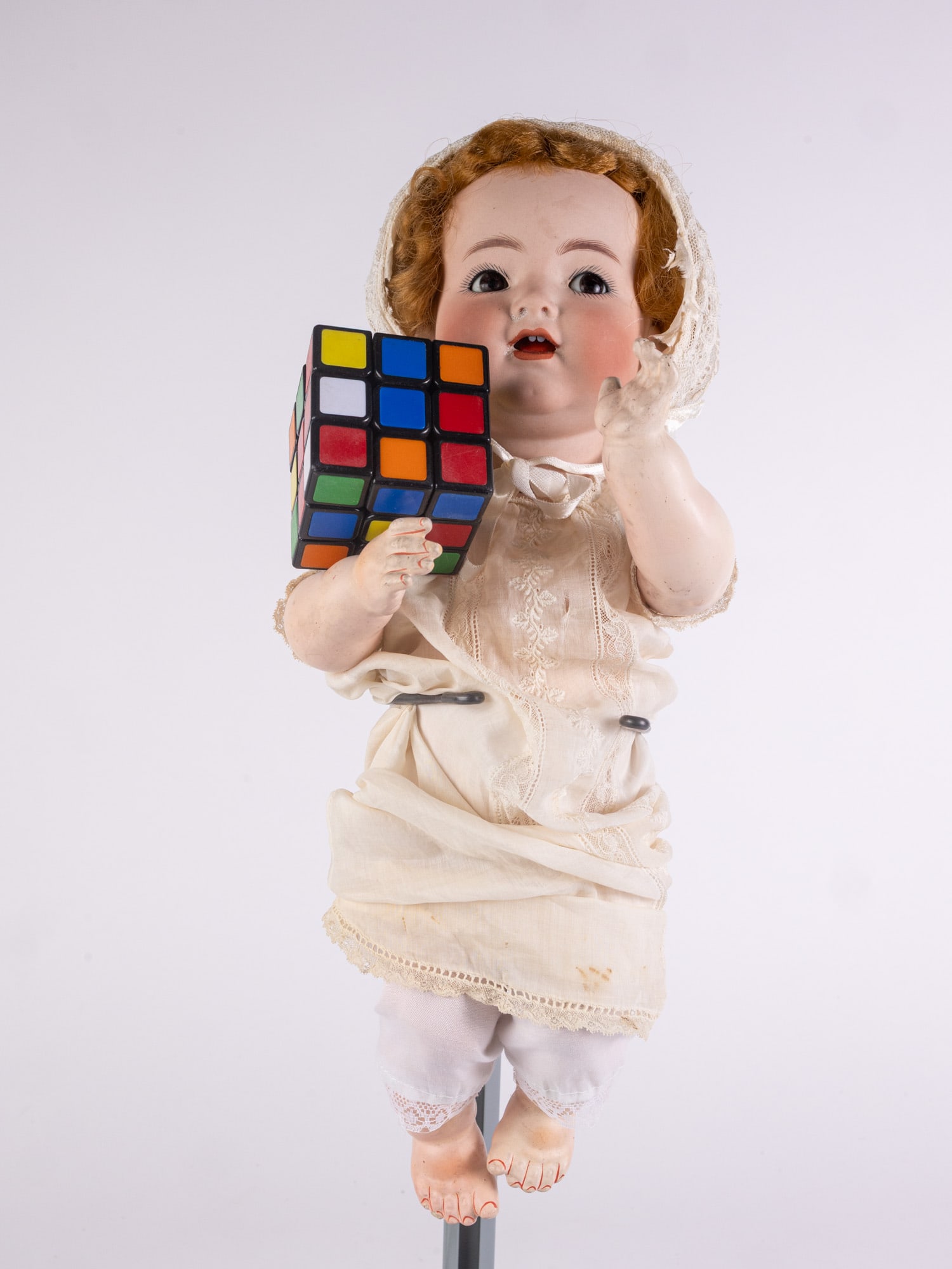 Antique German Kammer and Reinhardt Flirty Eyed Bisque Character Doll - 2