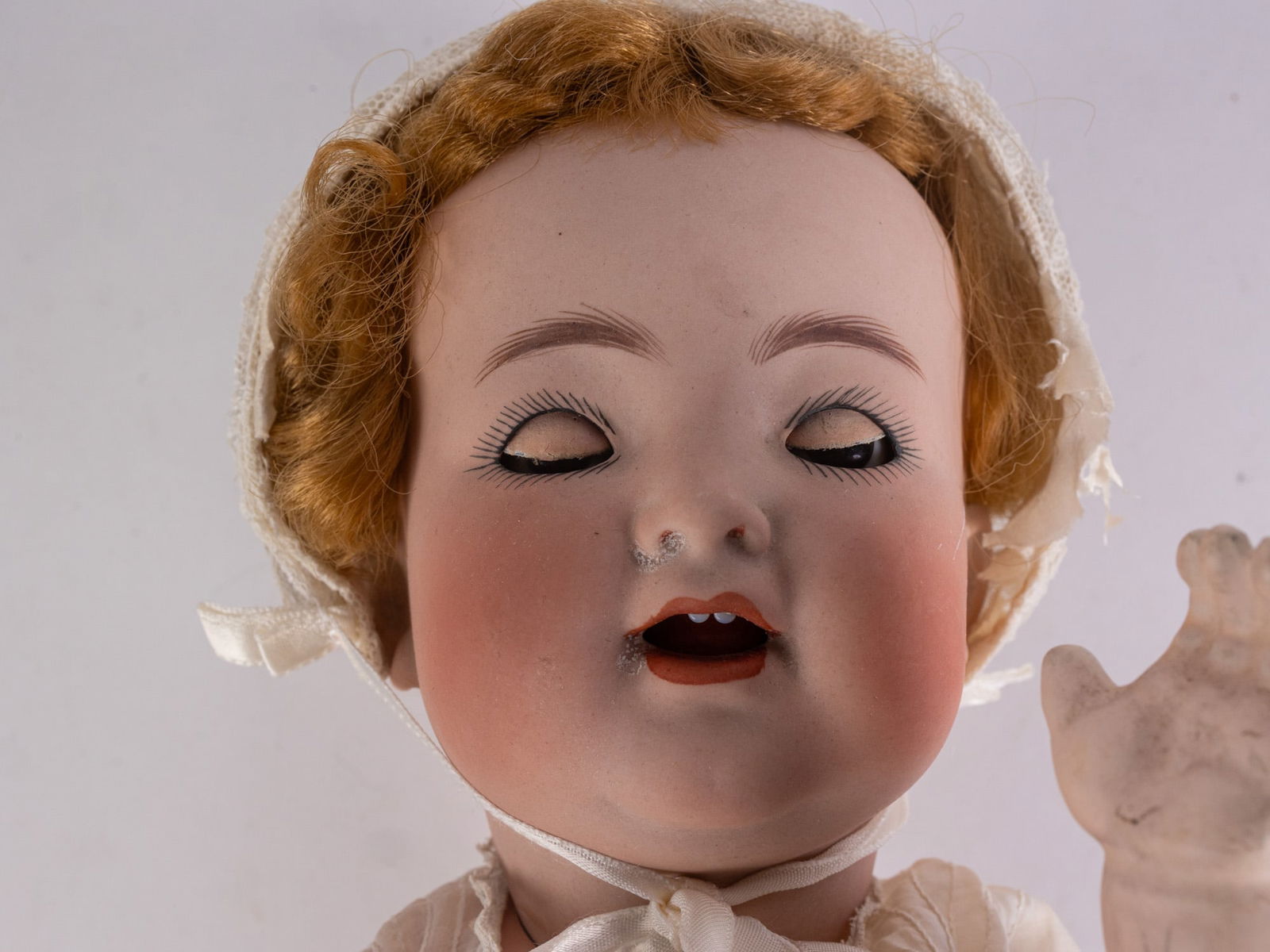 Antique German Kammer and Reinhardt Flirty Eyed Bisque Character Doll - 7