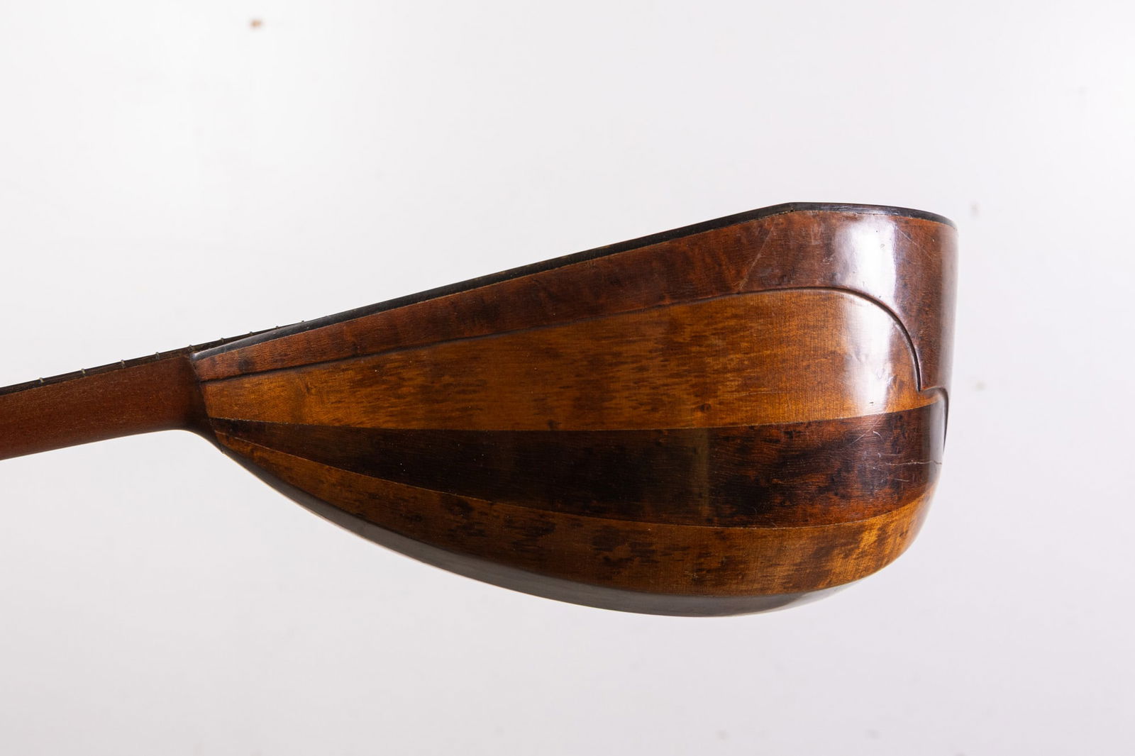 Antique Bowl Back Mandolin with Nice Floral Inlay - 5