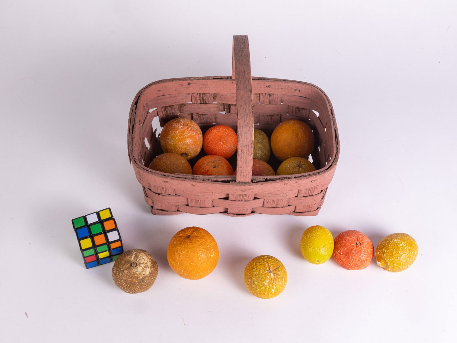 Antique Italian Carved Alabaster Citrus Sculpture Assortment - 2