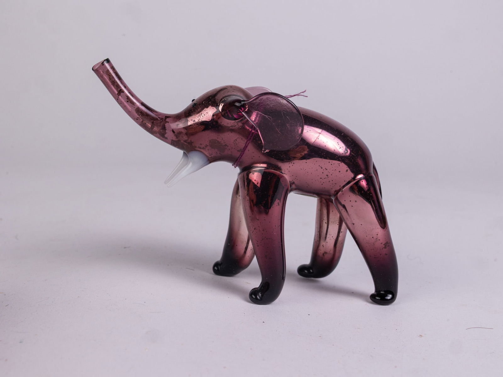 Two Mercury Glass German Animal Figure Ornaments - 7