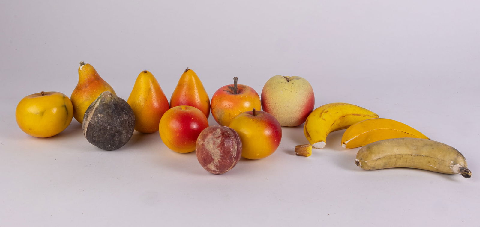 Vintage Italian Carved Alabaster Fruit Sculpture Assortment (1 of 6)