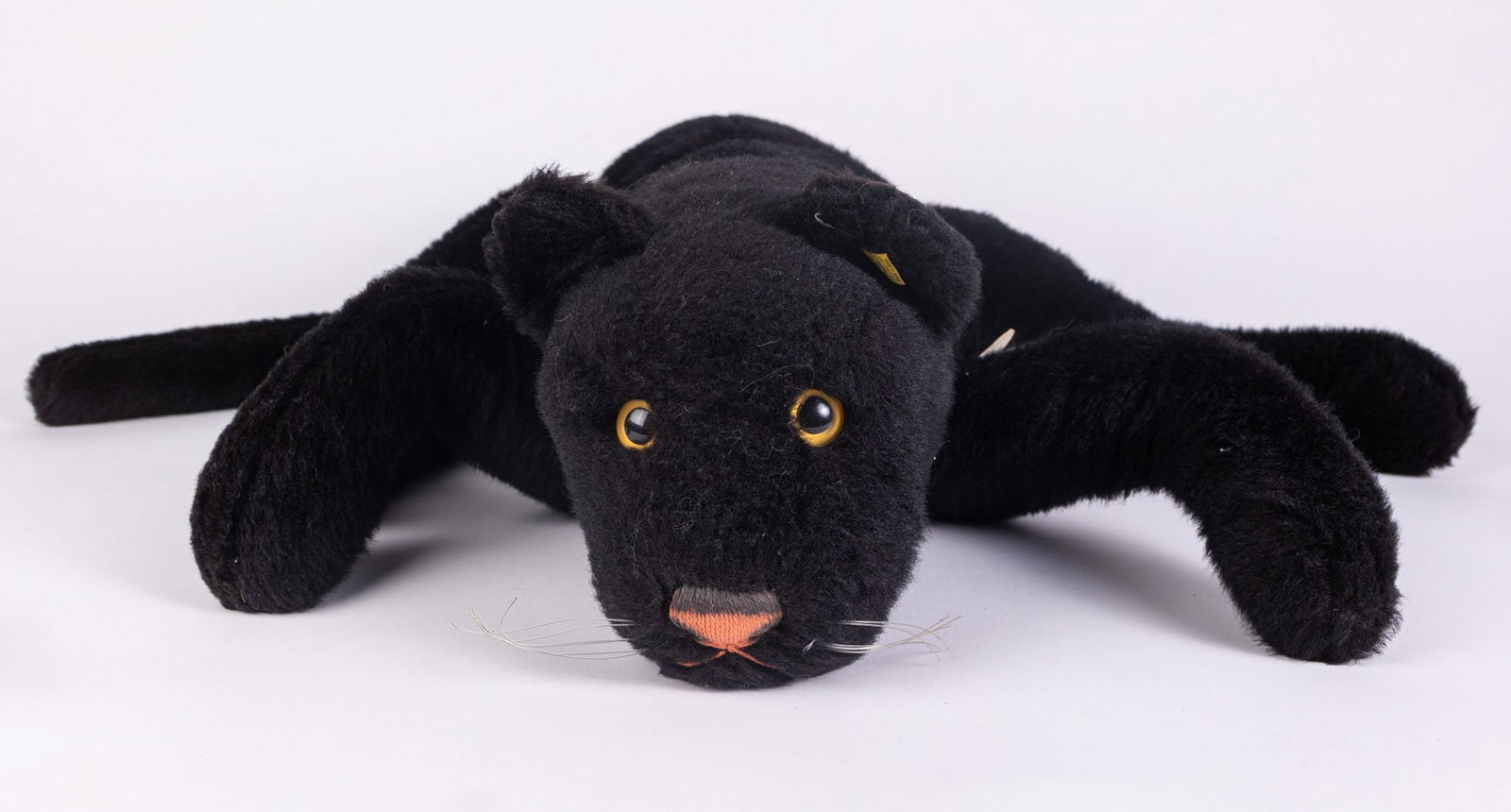 Steiff 23" Black Panther Vintage Stuffed Animal - 3