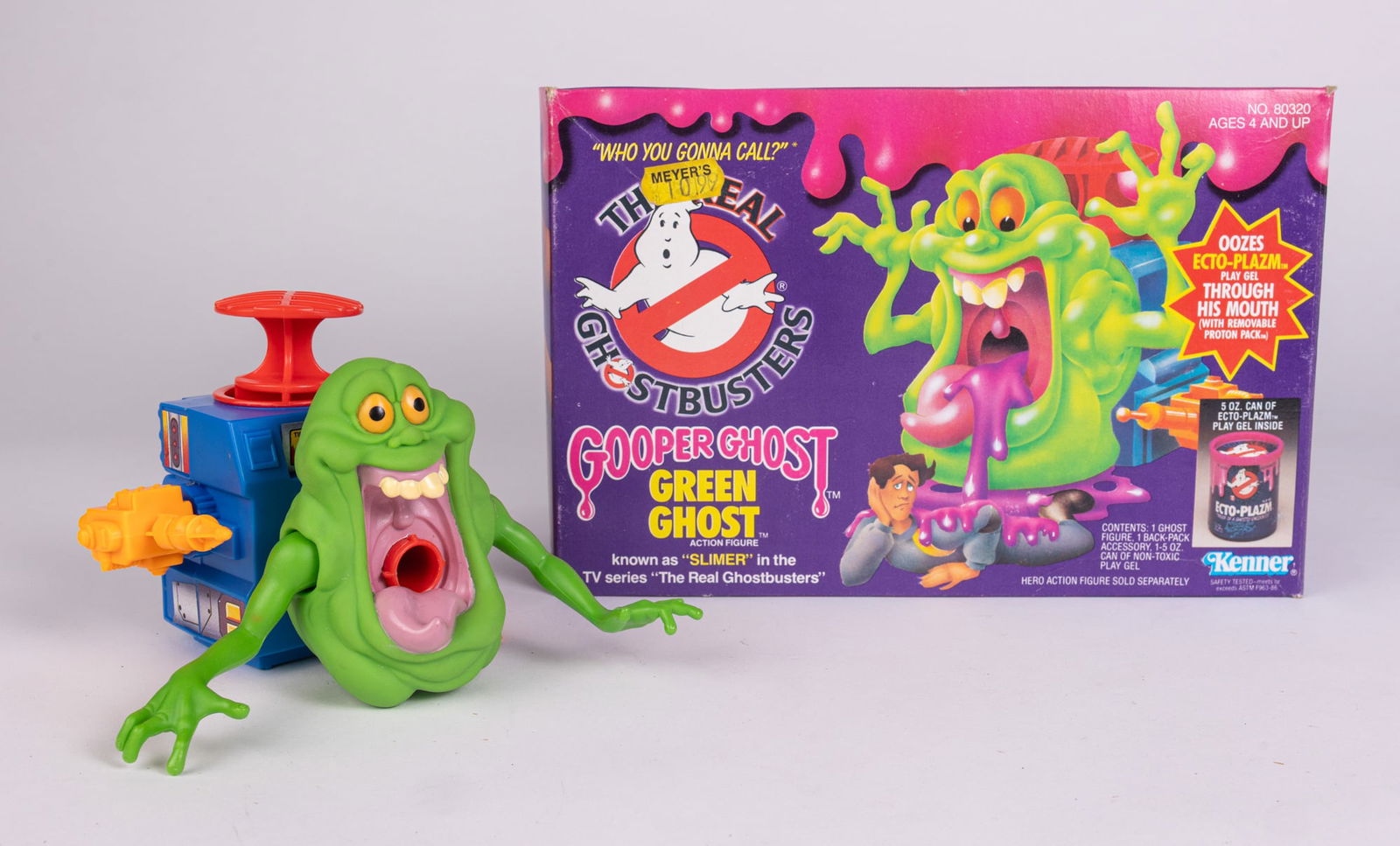 Vintage Kenner 1986 Ghostbusters Gooper Ghost Green Ghost ECTO-PLAZM IOB: Vintage Kenner 1986 Ghostbusters Gooper Ghost Green Ghost ECTO-PLAZM IOBSize6.5" x 9.5" x 6"LiteratureBrooks Auction – Online Auction Terms & Conditions Contact: (856) 694-2960 |