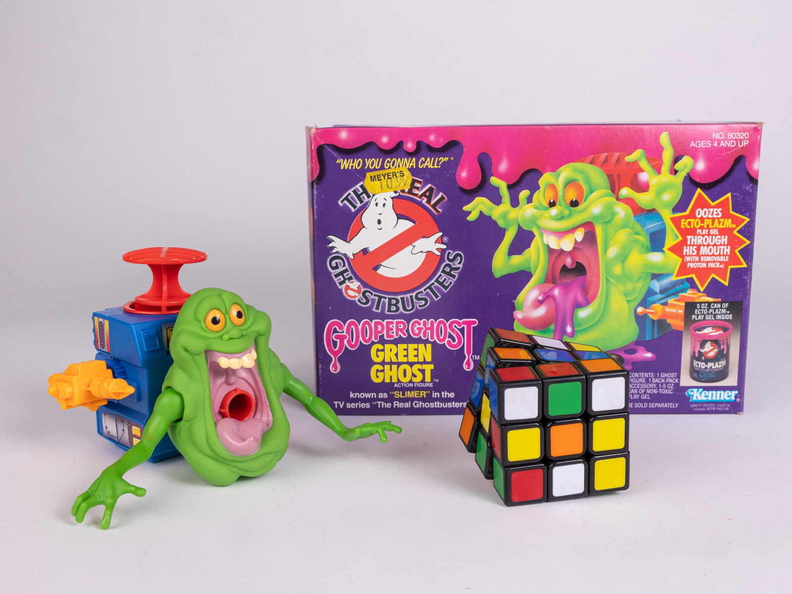 Vintage Kenner 1986 Ghostbusters Gooper Ghost Green Ghost ECTO-PLAZM IOB - 2