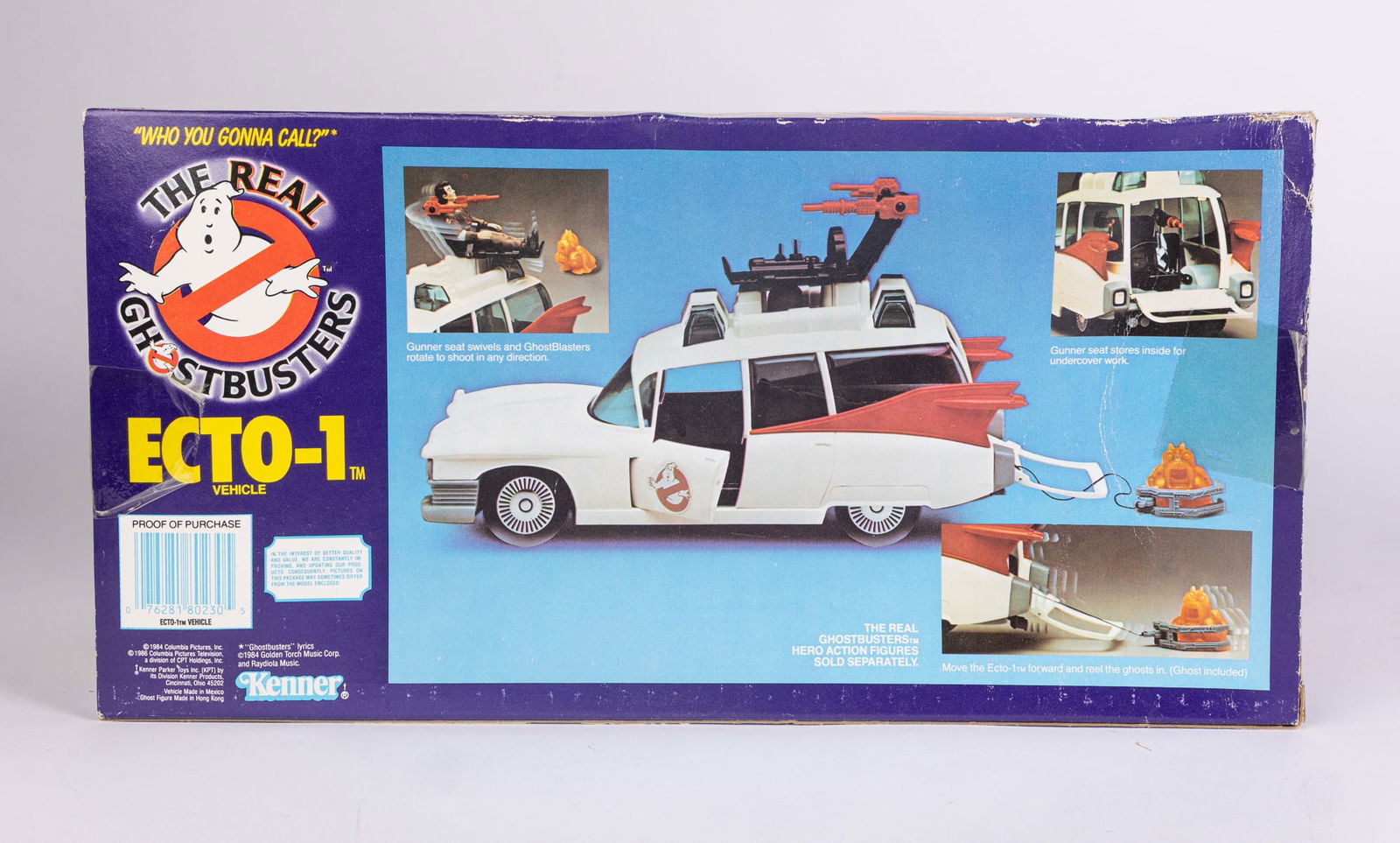 Vintage Kenner 1986 The Real Ghostbusters ECTO-1 Car Vehicle IOB - 11