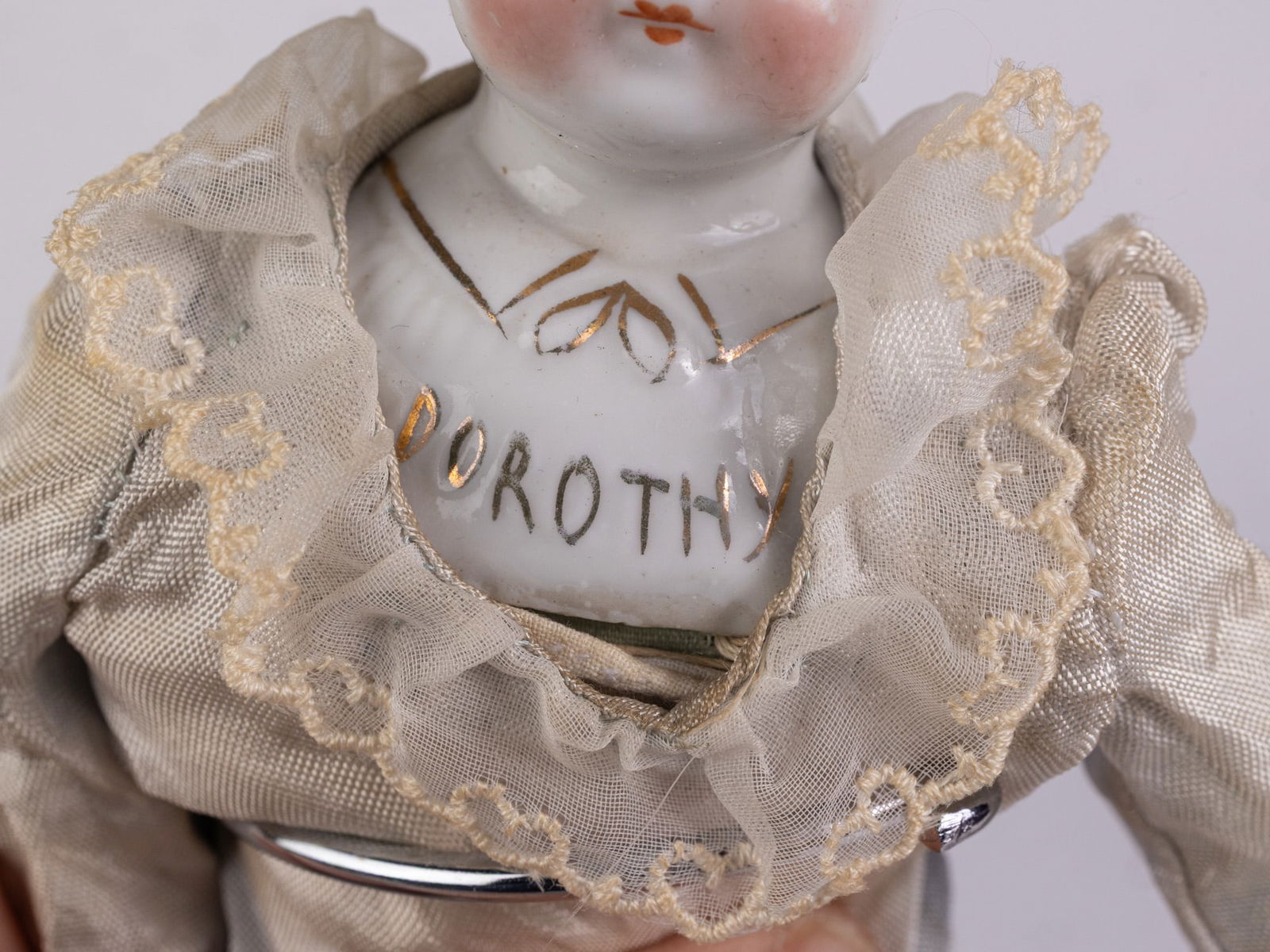 Antique "Dorothy" China Head Porcelain Doll - 8