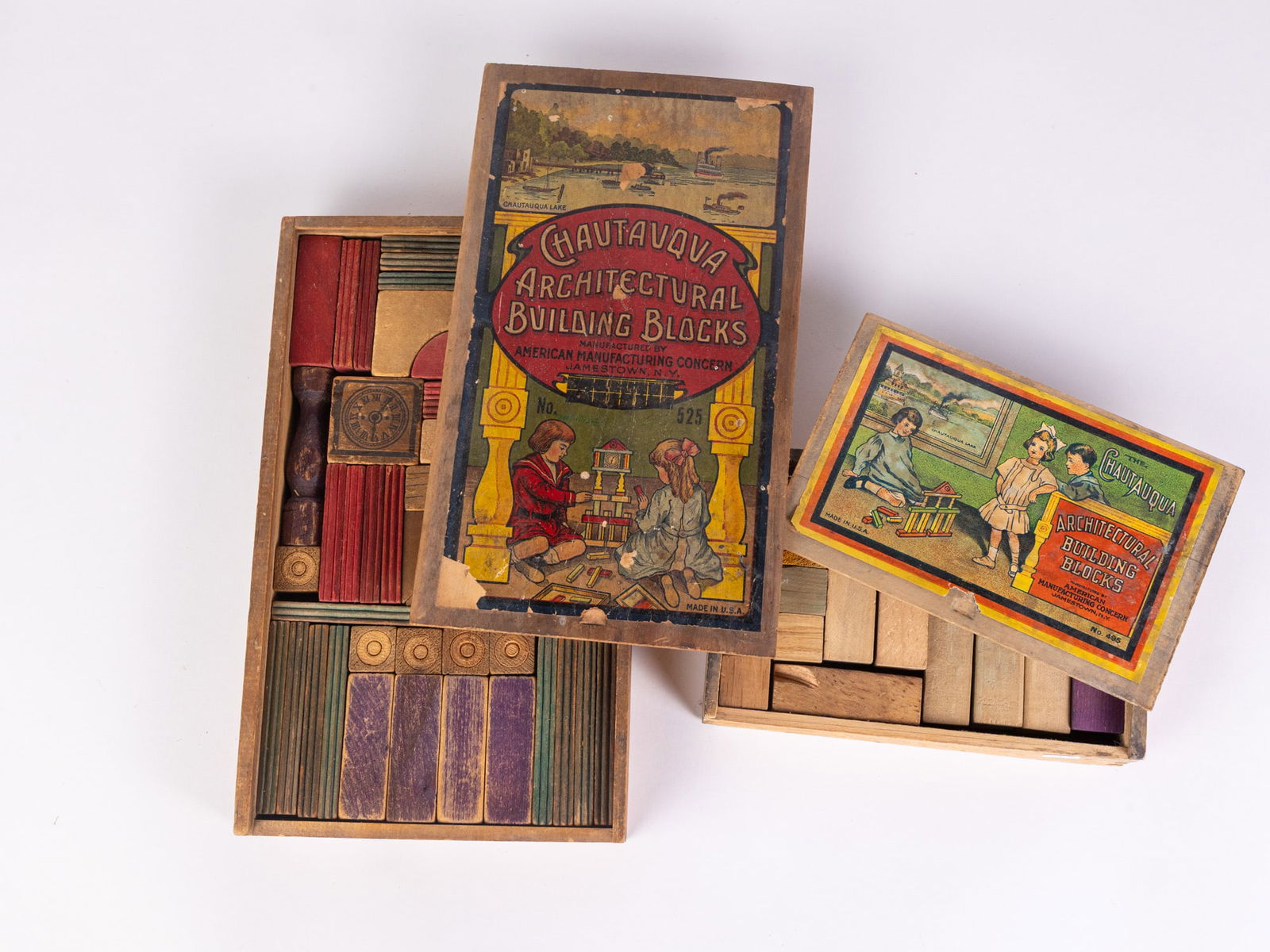 Two Sets of Chautauqua Architectural Building Blocks (1 of 6)