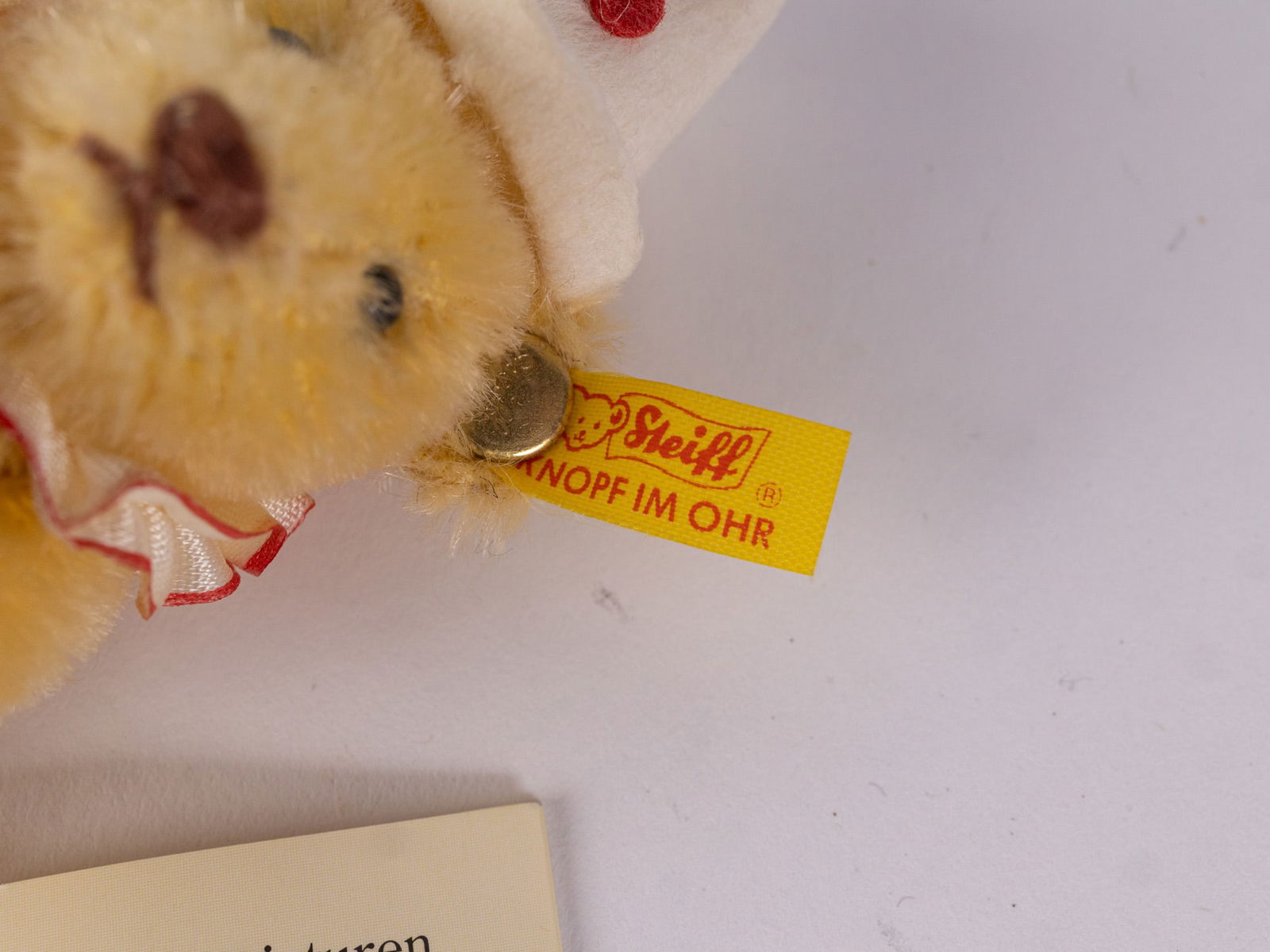 Steiff Miniature 3.5" Clown Teddy Bear - 4