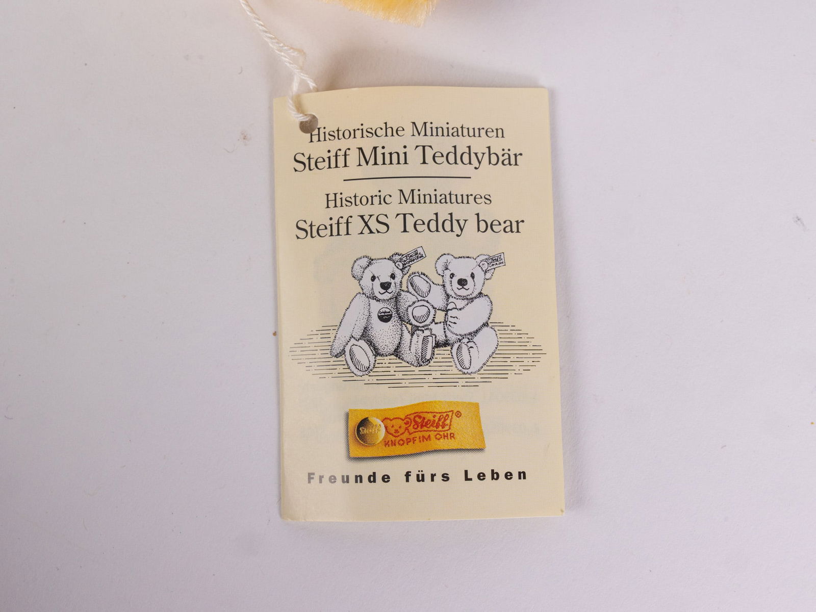 Steiff Miniature 3.5" Clown Teddy Bear - 6