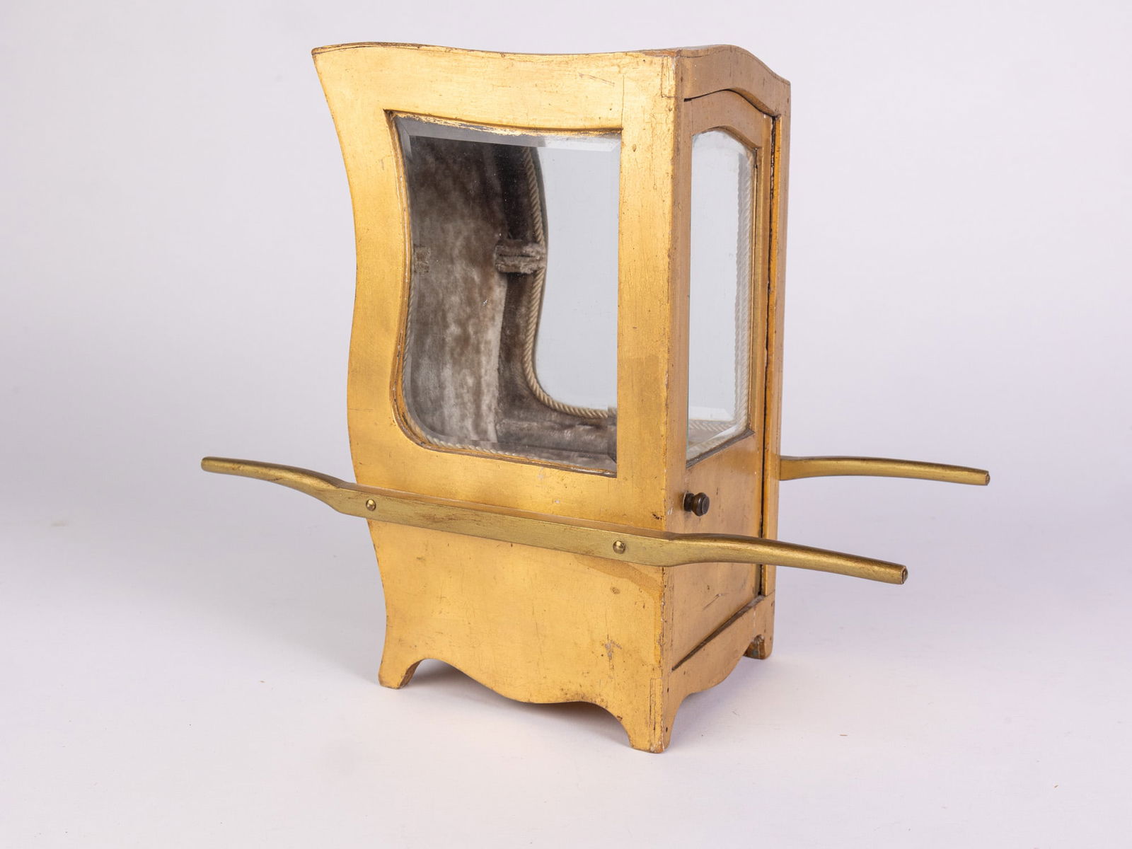 Antique Doll Sized Sedan Chair - 3
