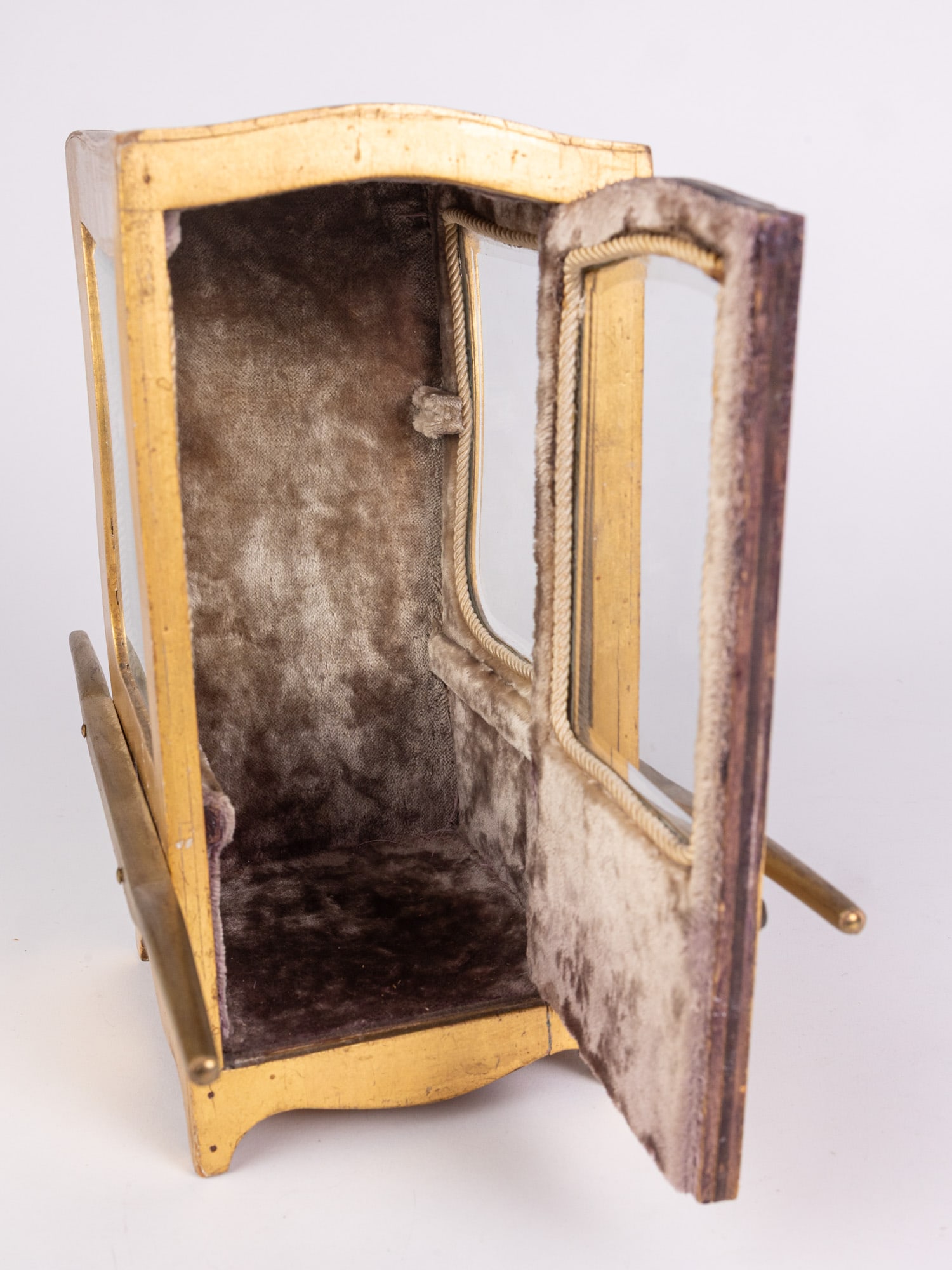 Antique Doll Sized Sedan Chair - 5