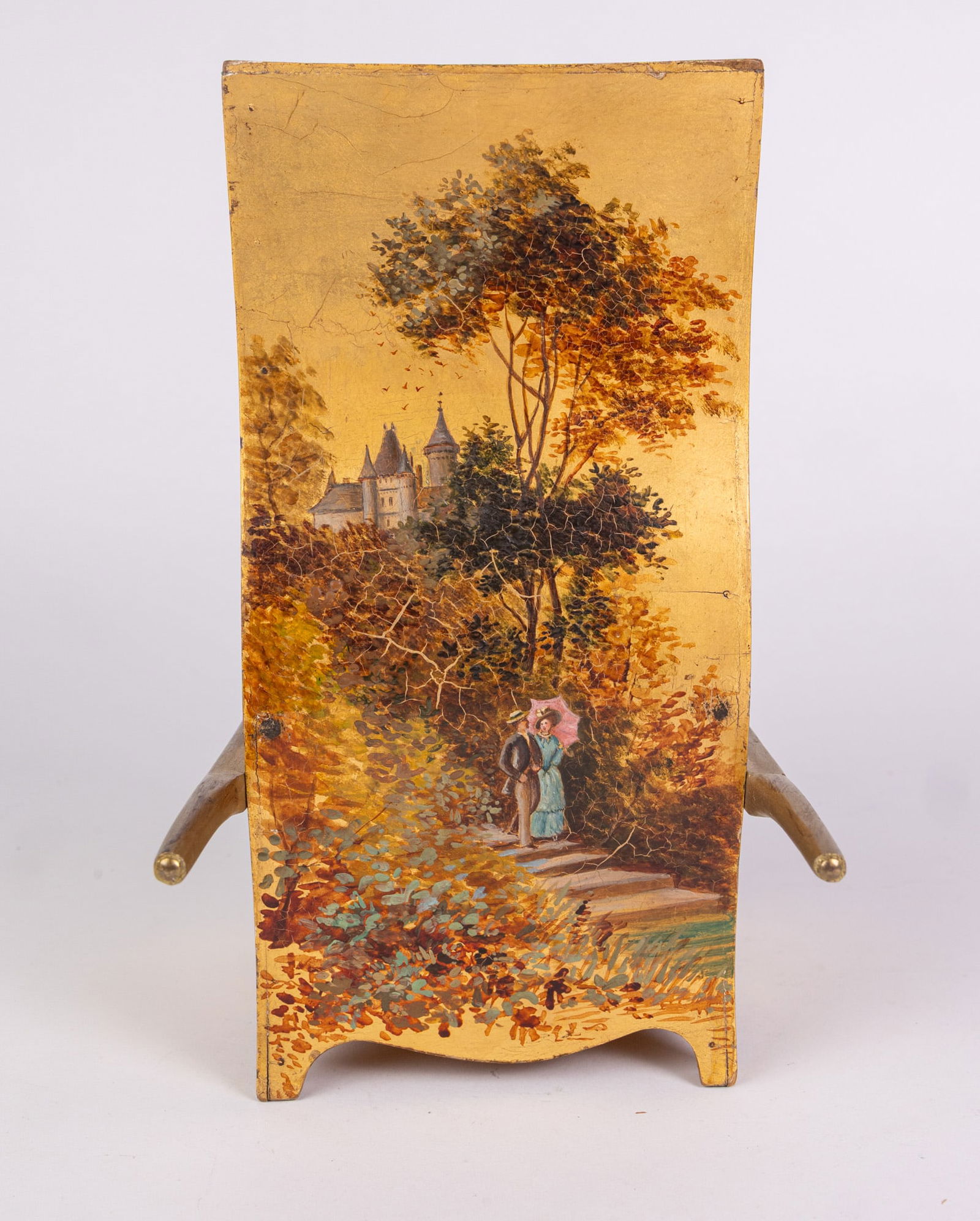 Antique Doll Sized Sedan Chair - 7