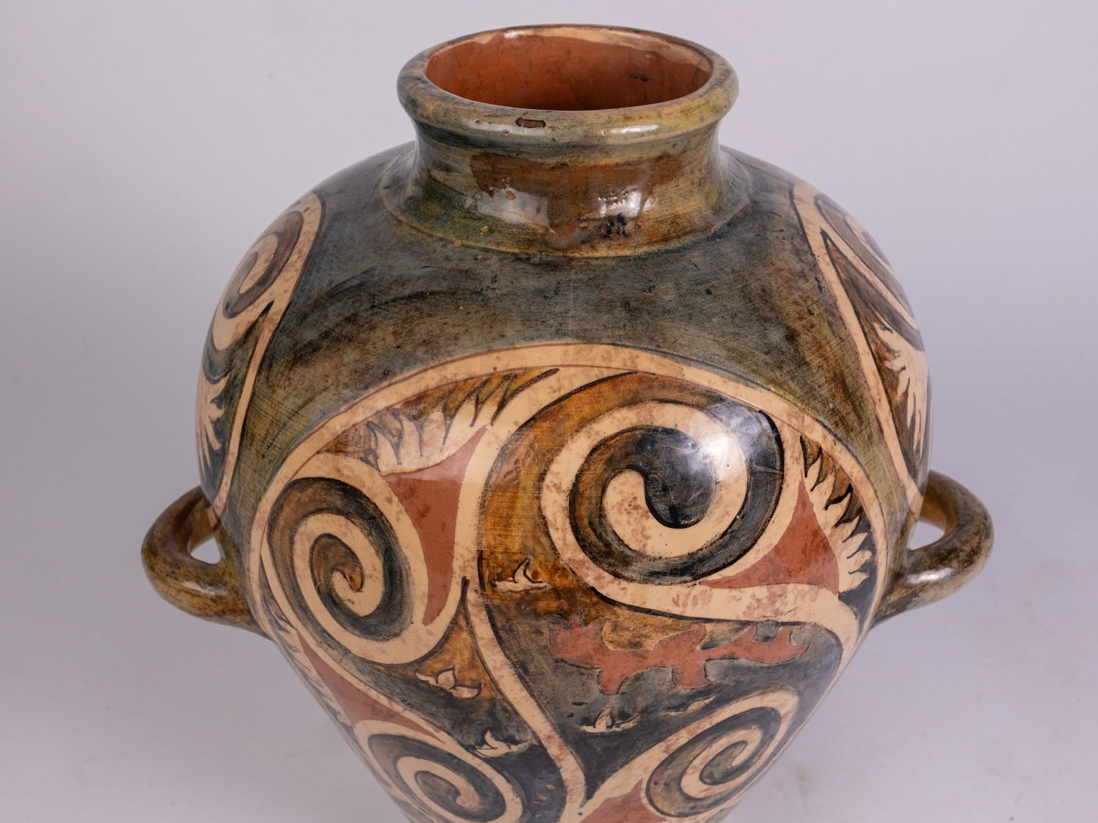 Hand Painted Ceramic Italian Made Vase - 2