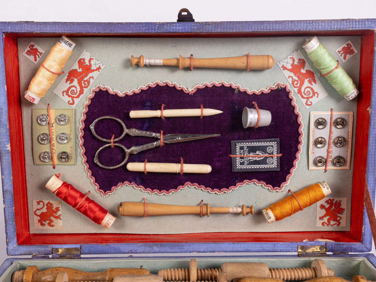 Antique Children's Sewing Accessories - 6