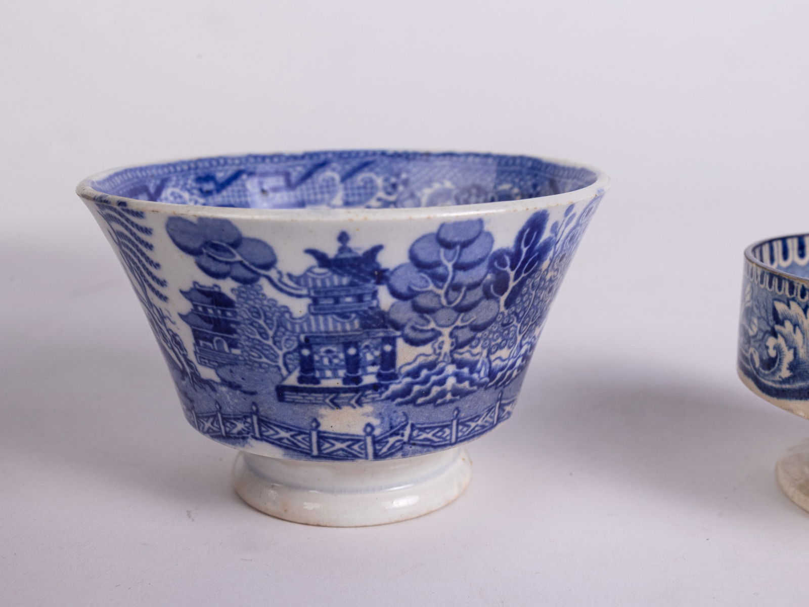 Four Pieces of Antique Early Asian Blue & White Porcelain - 5