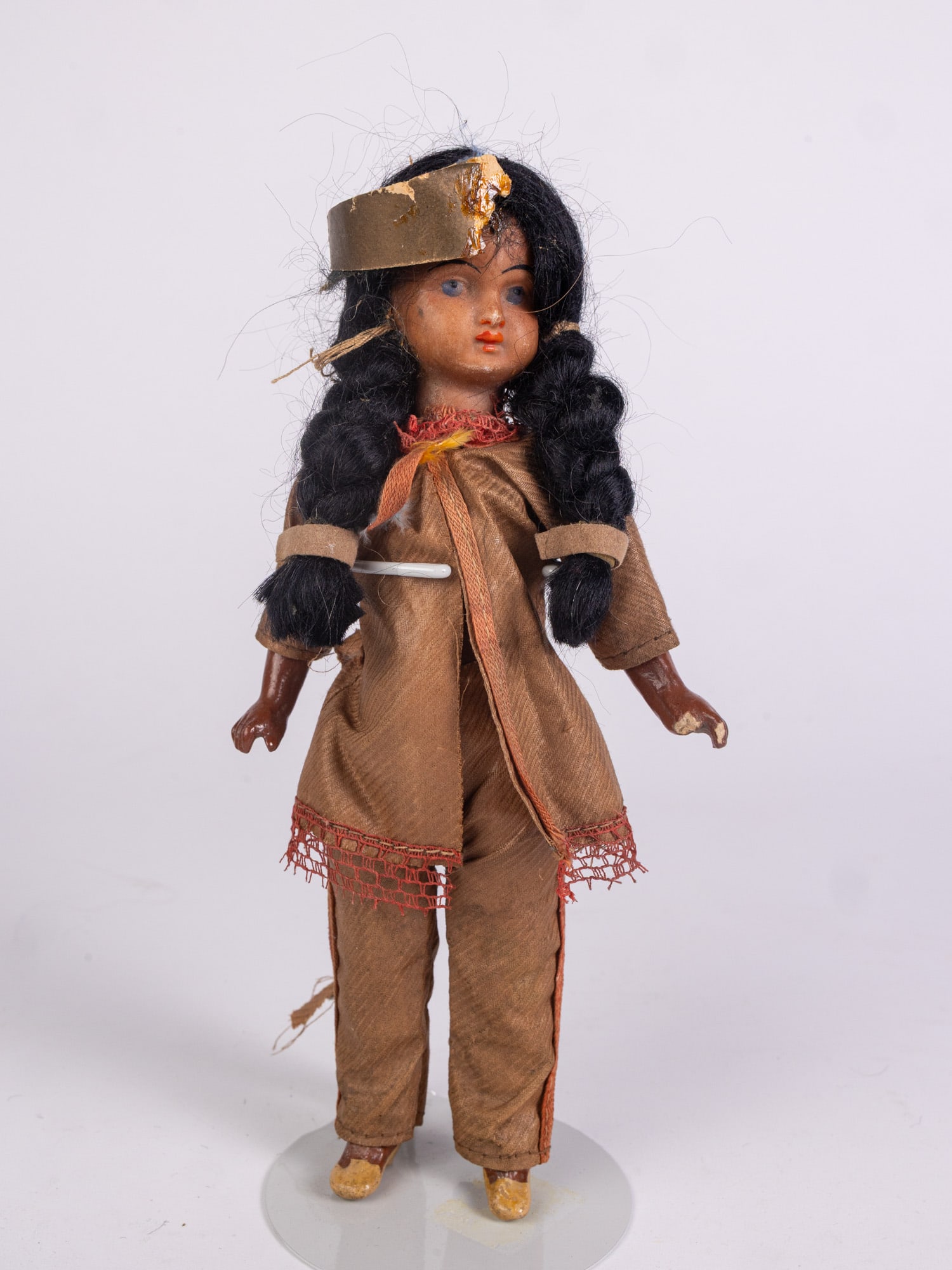Skookum and Skookum Type Vintage Native American Dolls - 3