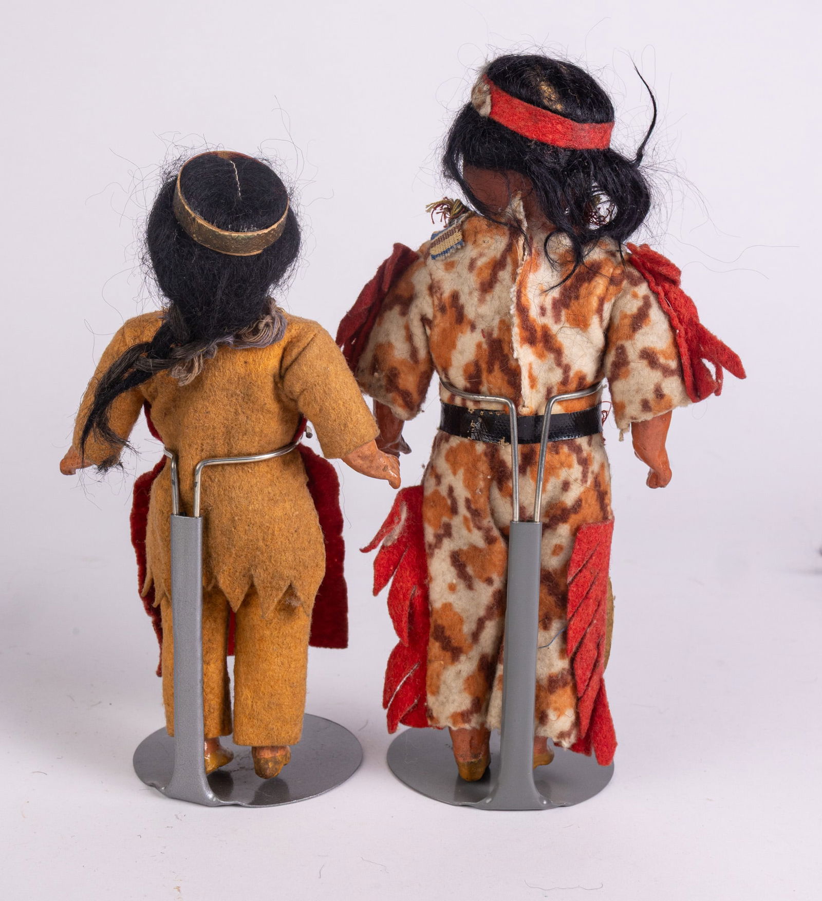 Skookum and Skookum Type Vintage Native American Dolls - 7