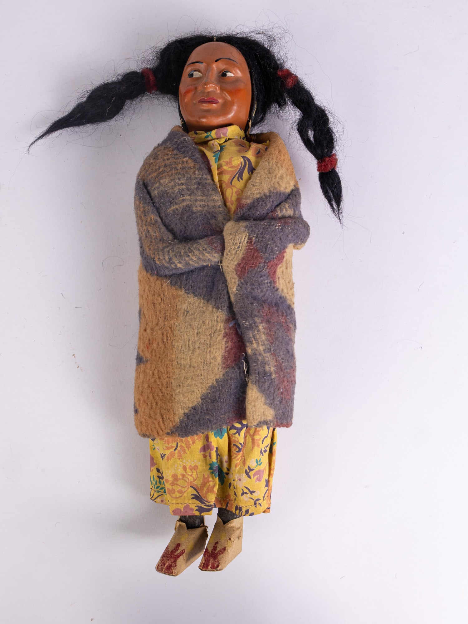 Skookum and Skookum Type Vintage Native American Dolls - 8