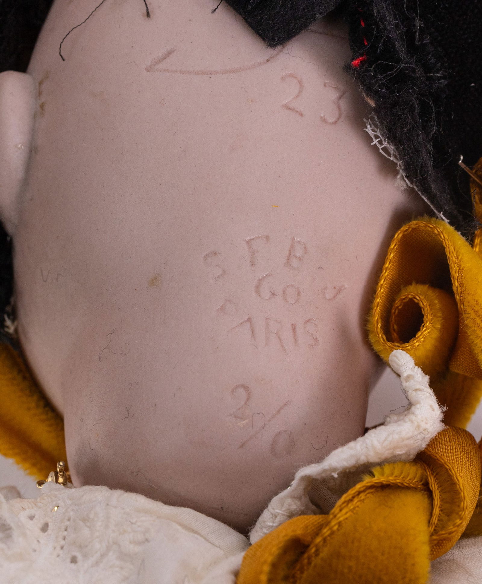 S.F.B.J French Bisque Child Doll - 7