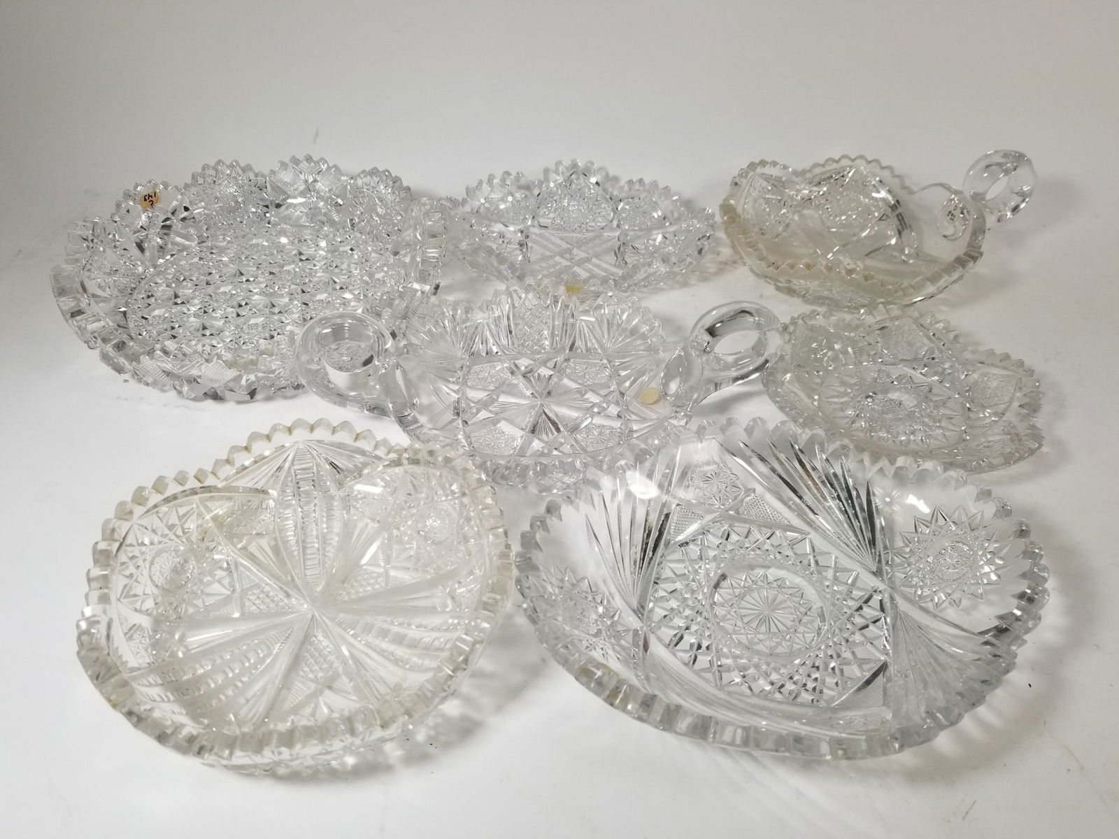 Antique American Brilliant Cut Glass Grouping ft. J. Hoare - Corning Signed (1 of 3)