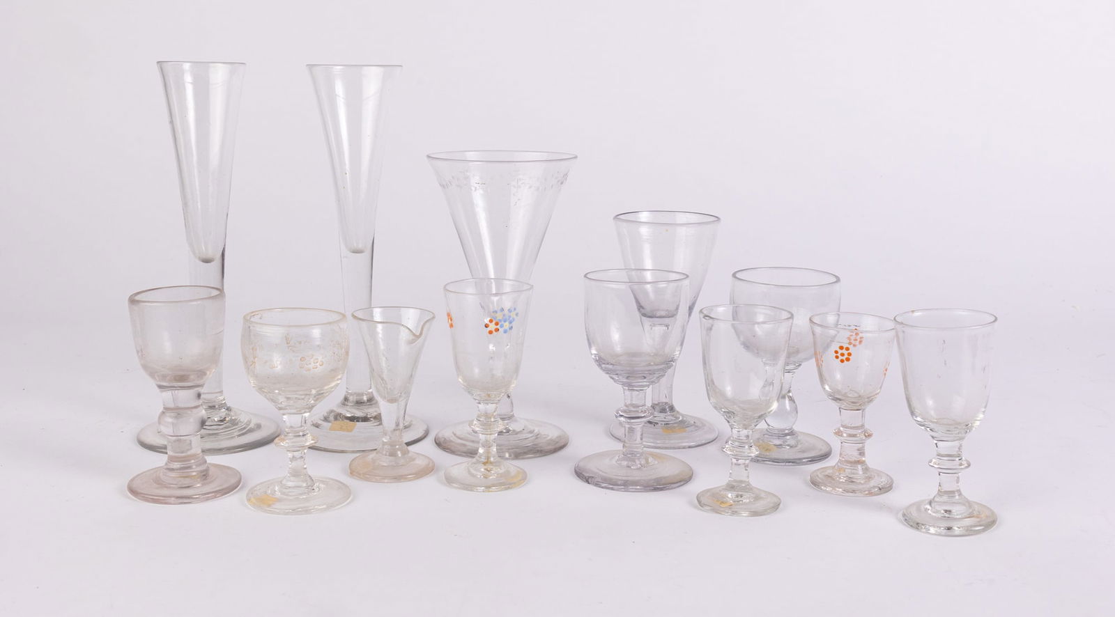 Antique Early Glasses & Stemware Grouping (1 of 6)