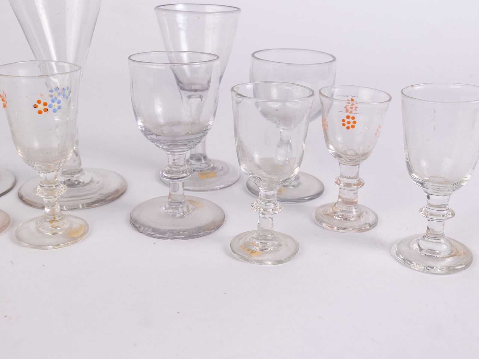 Antique Early Glasses & Stemware Grouping - 4