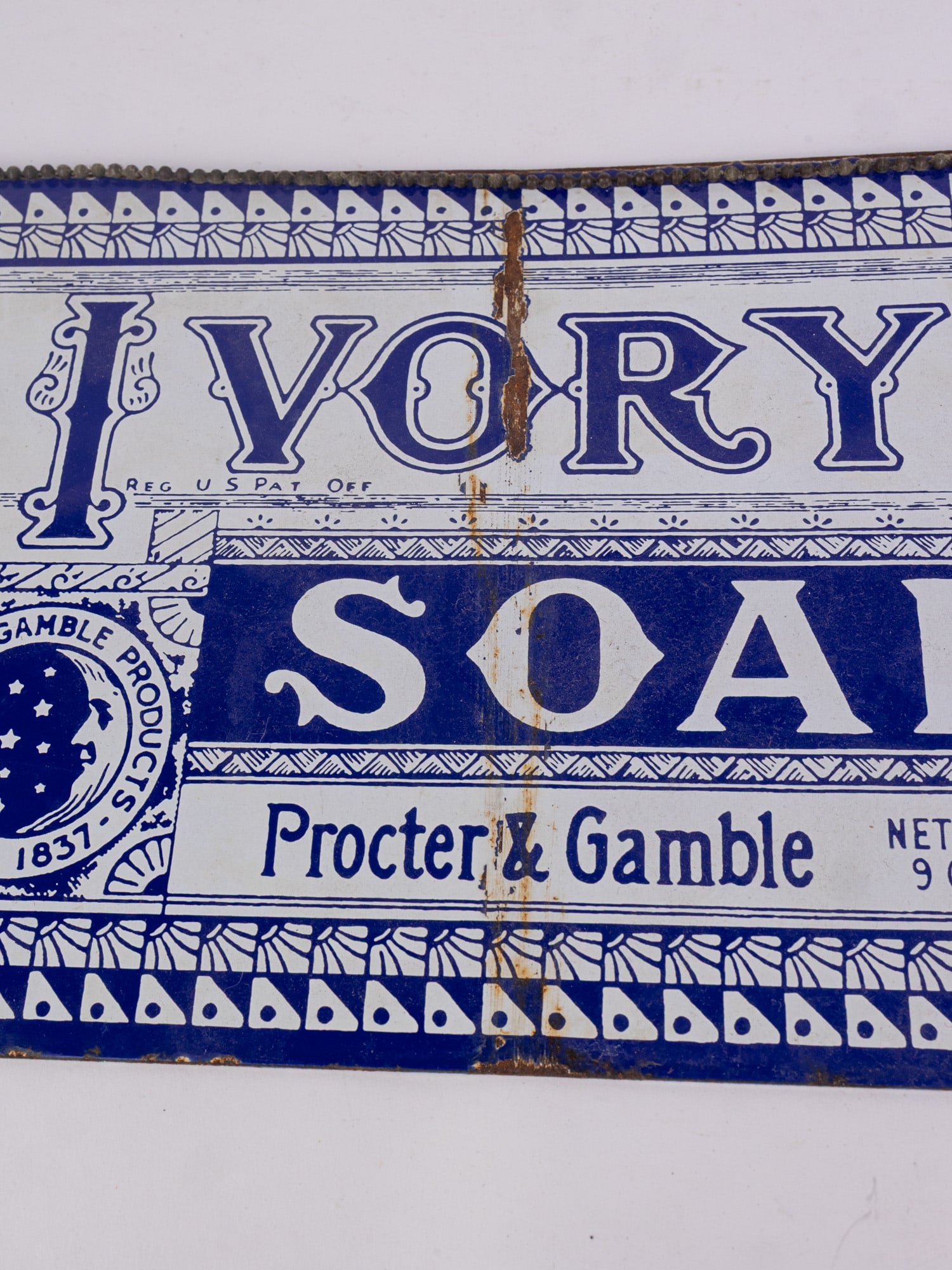 Procter & Gamble "Ivory Soap" Porcelain Enamel Advertising Sign - 3