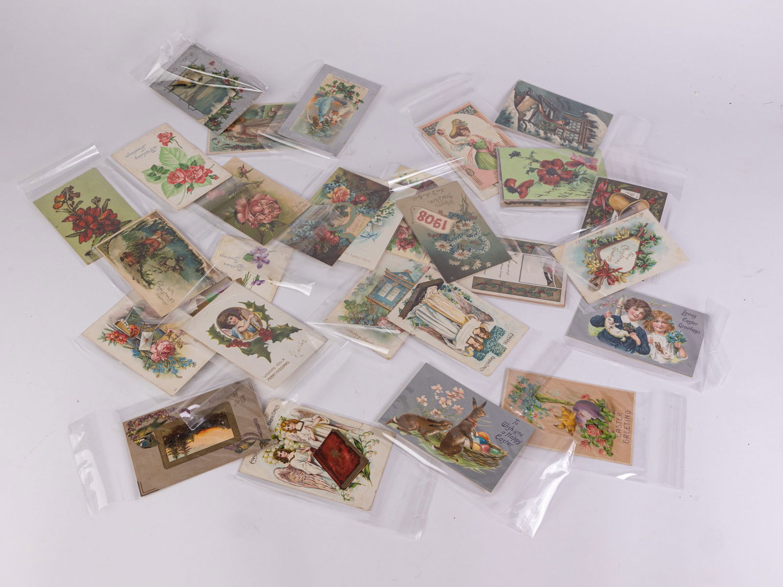 Grouping of Antique Holiday Postcards (1 of 7)