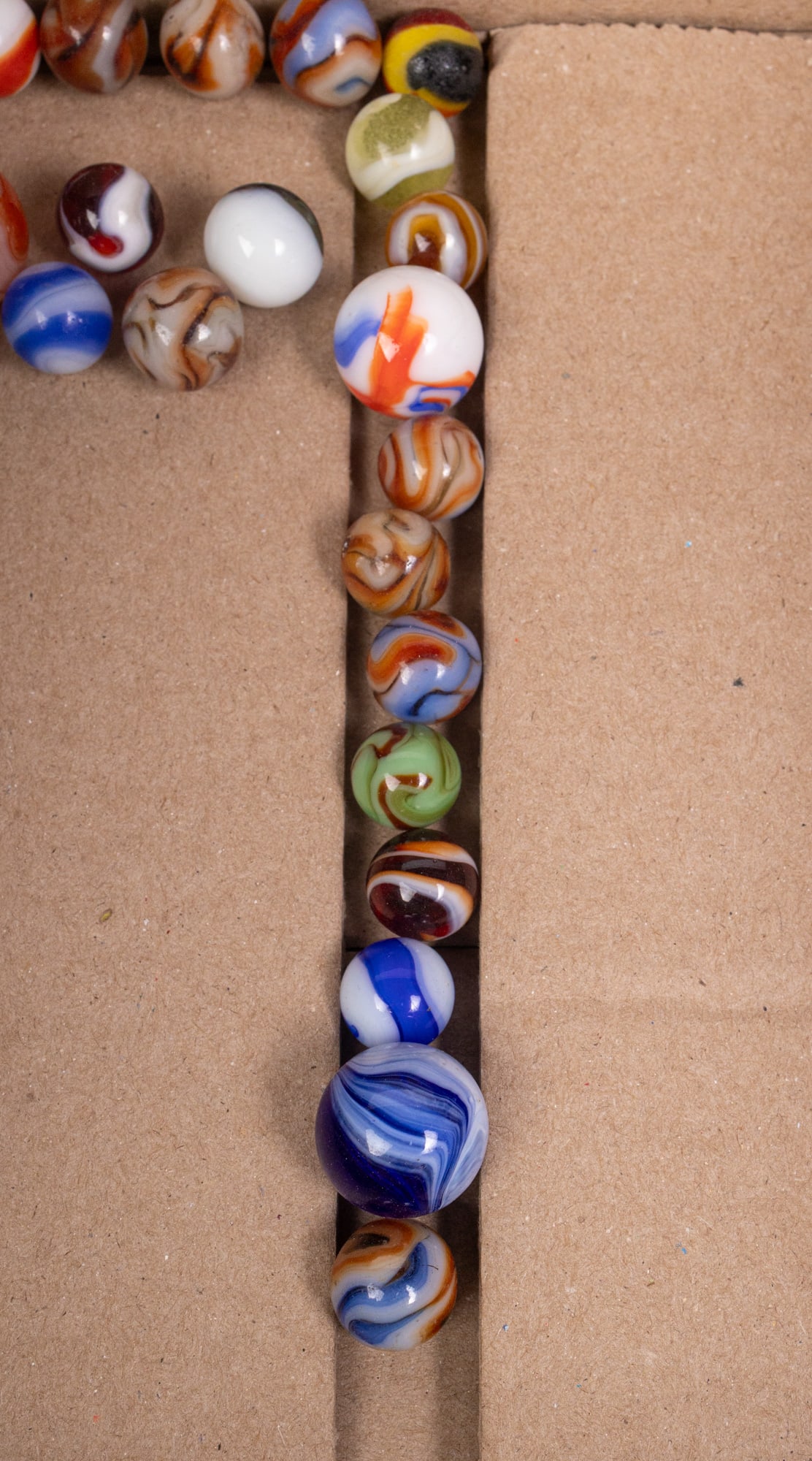 Collection of Vintage Marbles Featuring Pistachio, Aventurine - 4