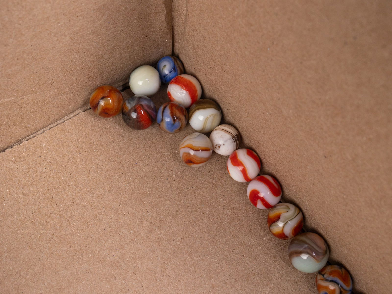 Collection of Vintage Marbles Featuring Pistachio, Aventurine - 5