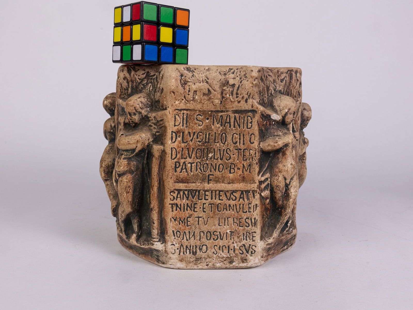 Figural Bacchanalian Vintage Planter - 2