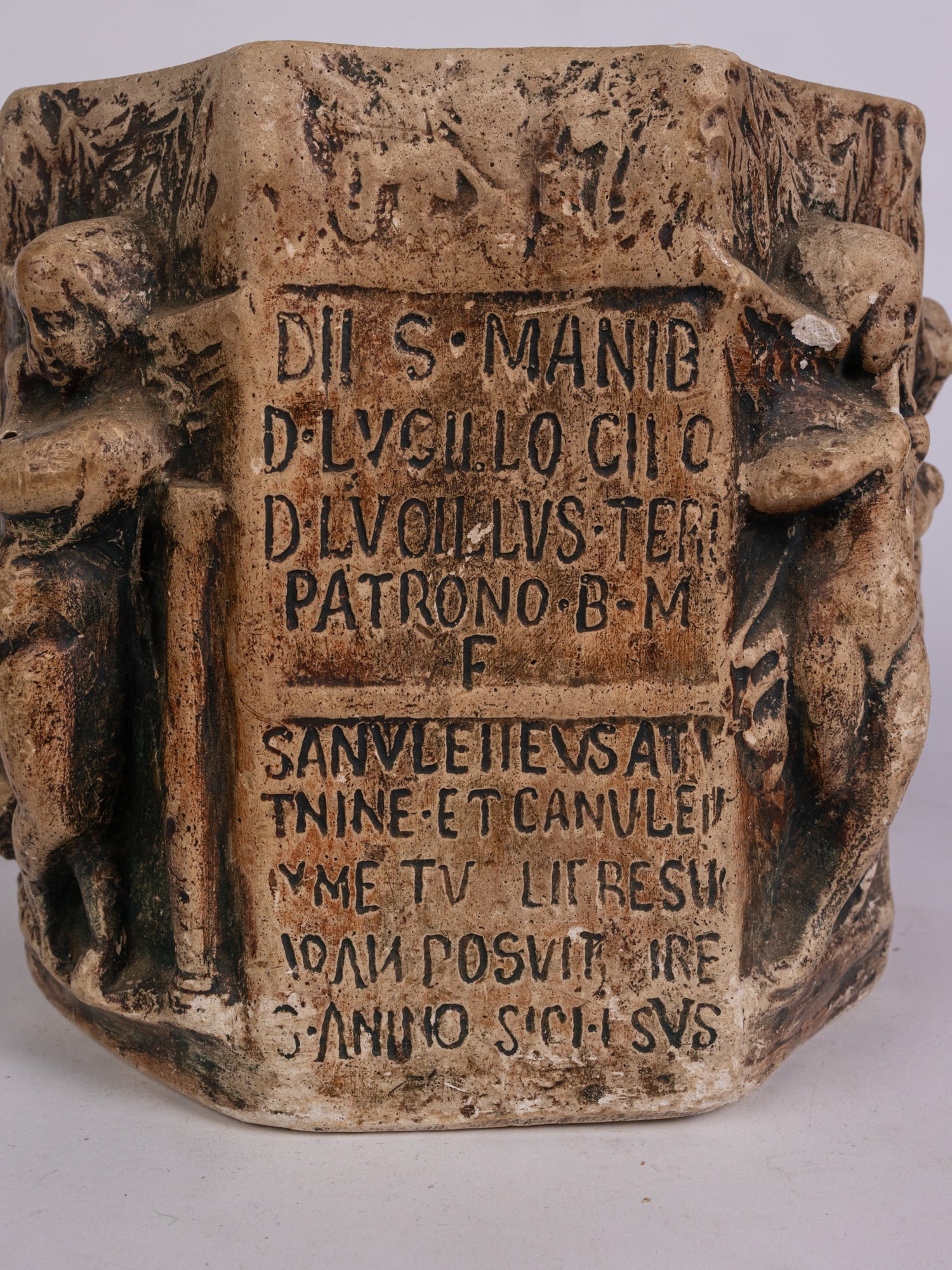 Figural Bacchanalian Vintage Planter - 3