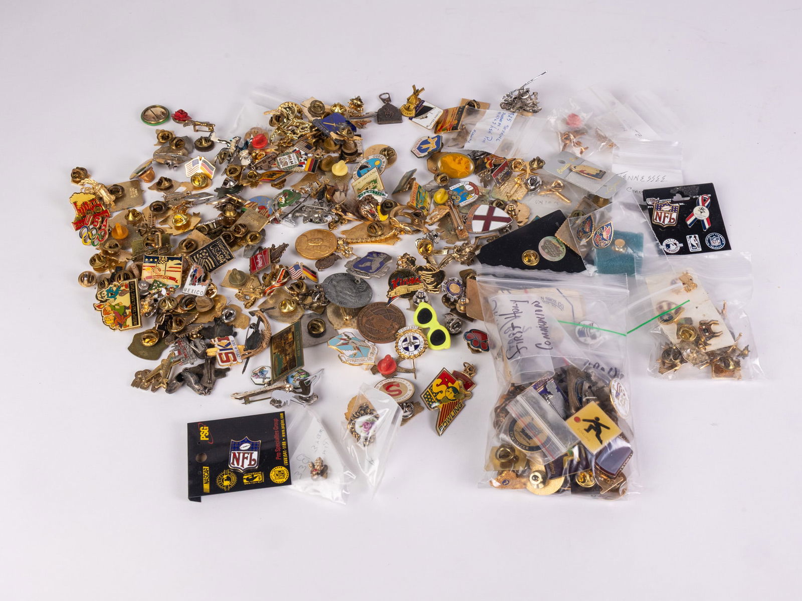 Large Lot of Vintage Enamel Pins (1 of 8)