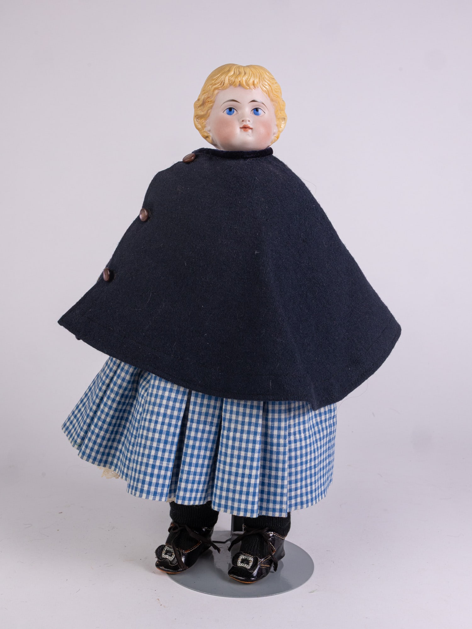 15" China Head Doll with Leather Body (1 of 5)