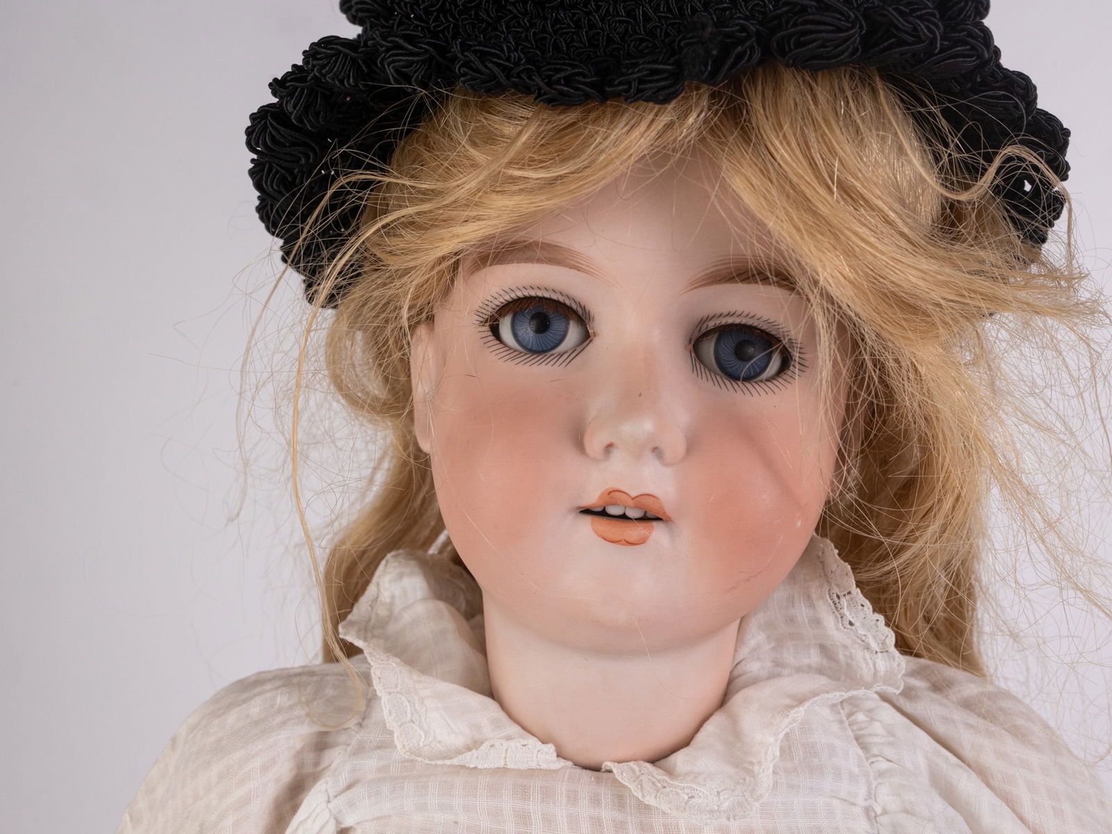 Antique German Armand Marseille 390 Bisque Head Doll - 3