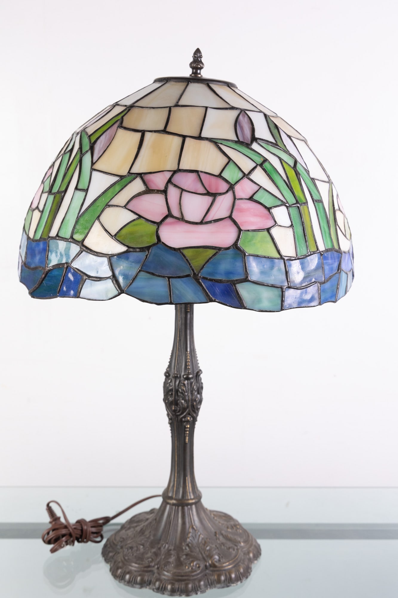 Leaded Glass Lamp (1 of 3)