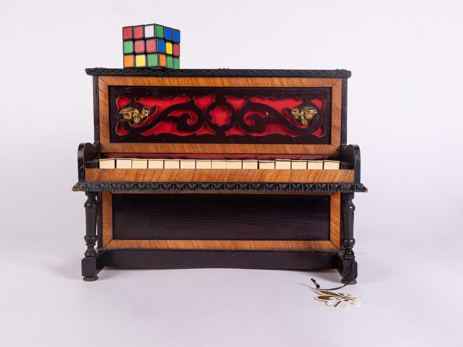Antique Doll Sized Toy Piano - 2