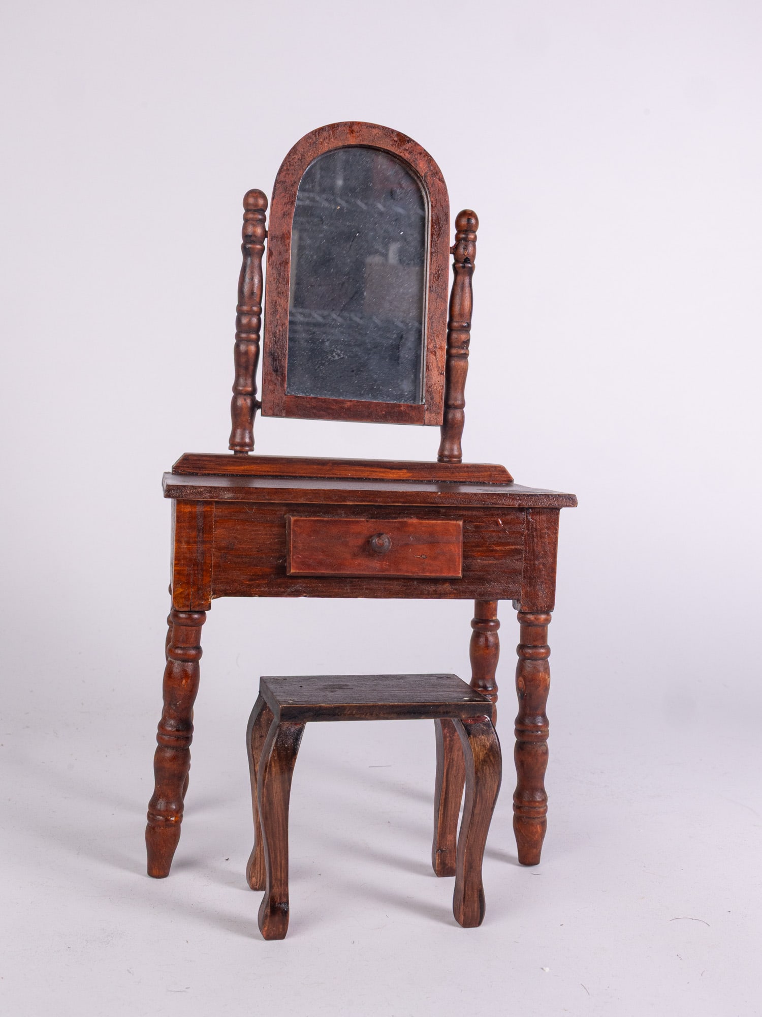 Vintage Doll Sized Vanity with Bench (1 of 4)
