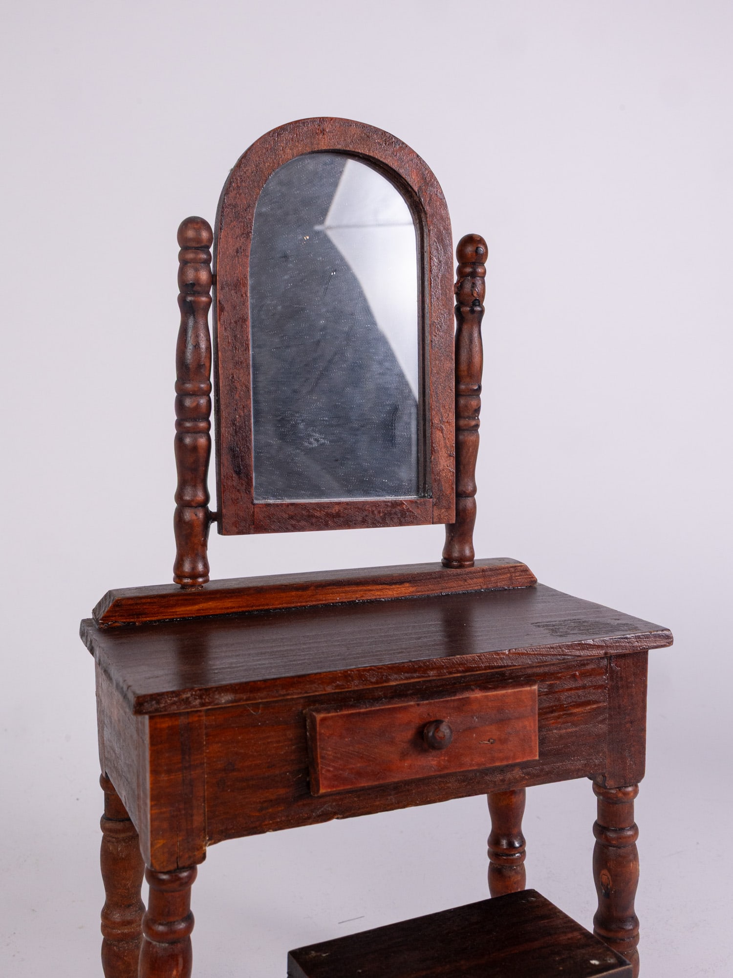 Vintage Doll Sized Vanity with Bench - 4