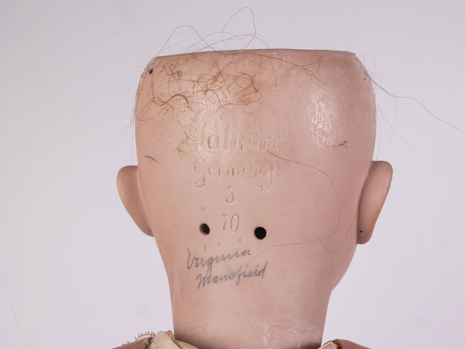 Antique German Bisque Walkure Doll - 8